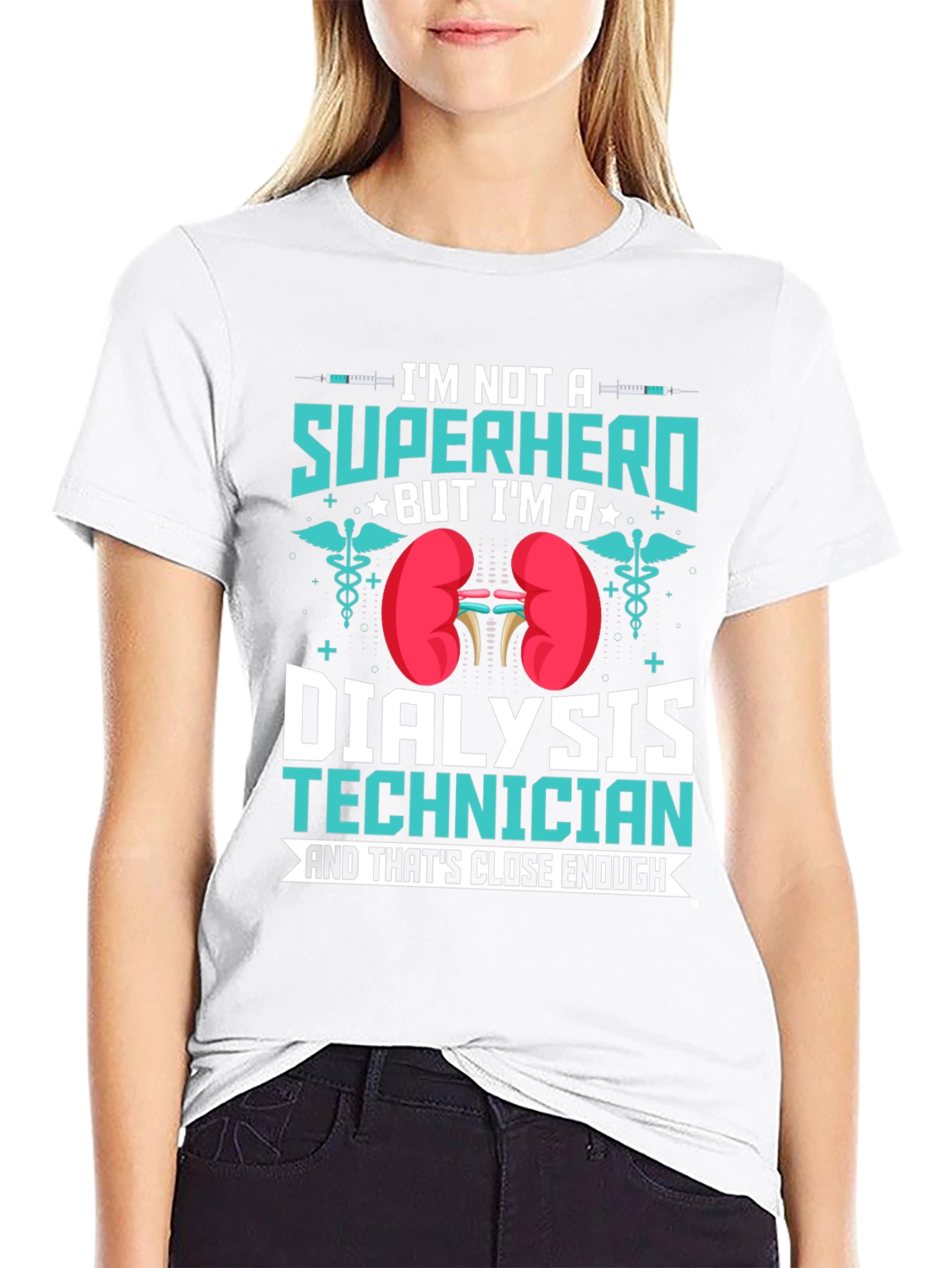 Dialysis Technician Superhero T-Shirt