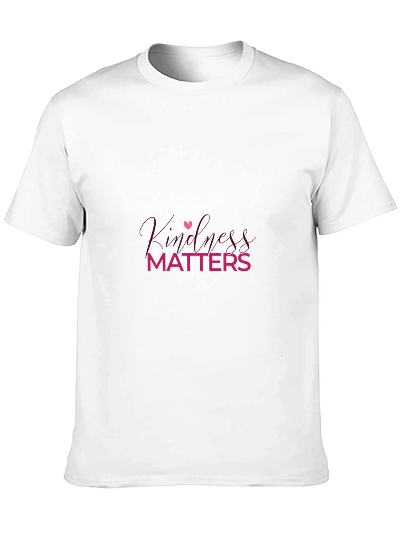 Kindness Matters Graphic Tee - Soft Black Cotton