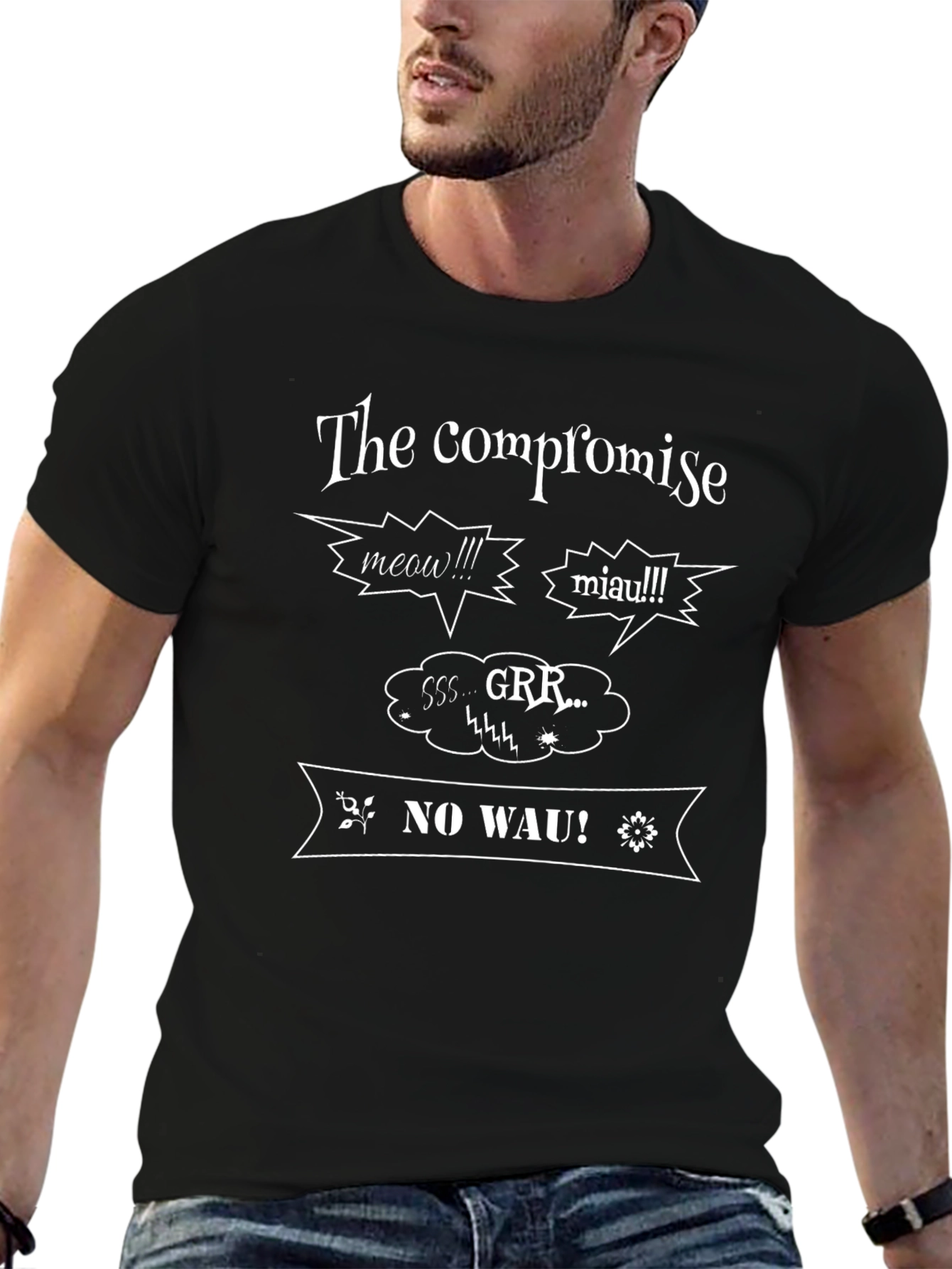 The Compromise T-Shirt: Funny Pet Owner Tee