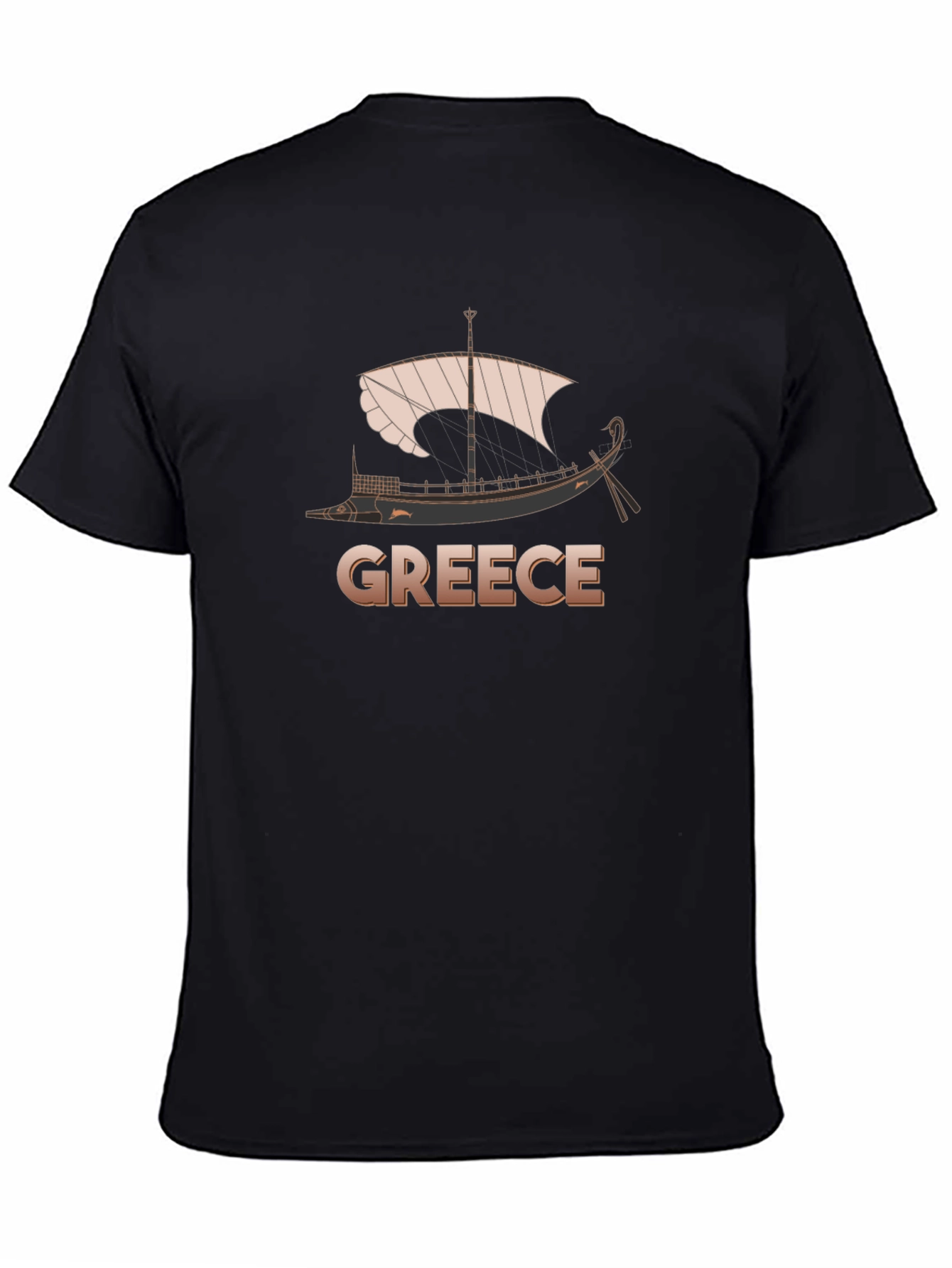 Greece Ship T-Shirt - Classic Boat Design