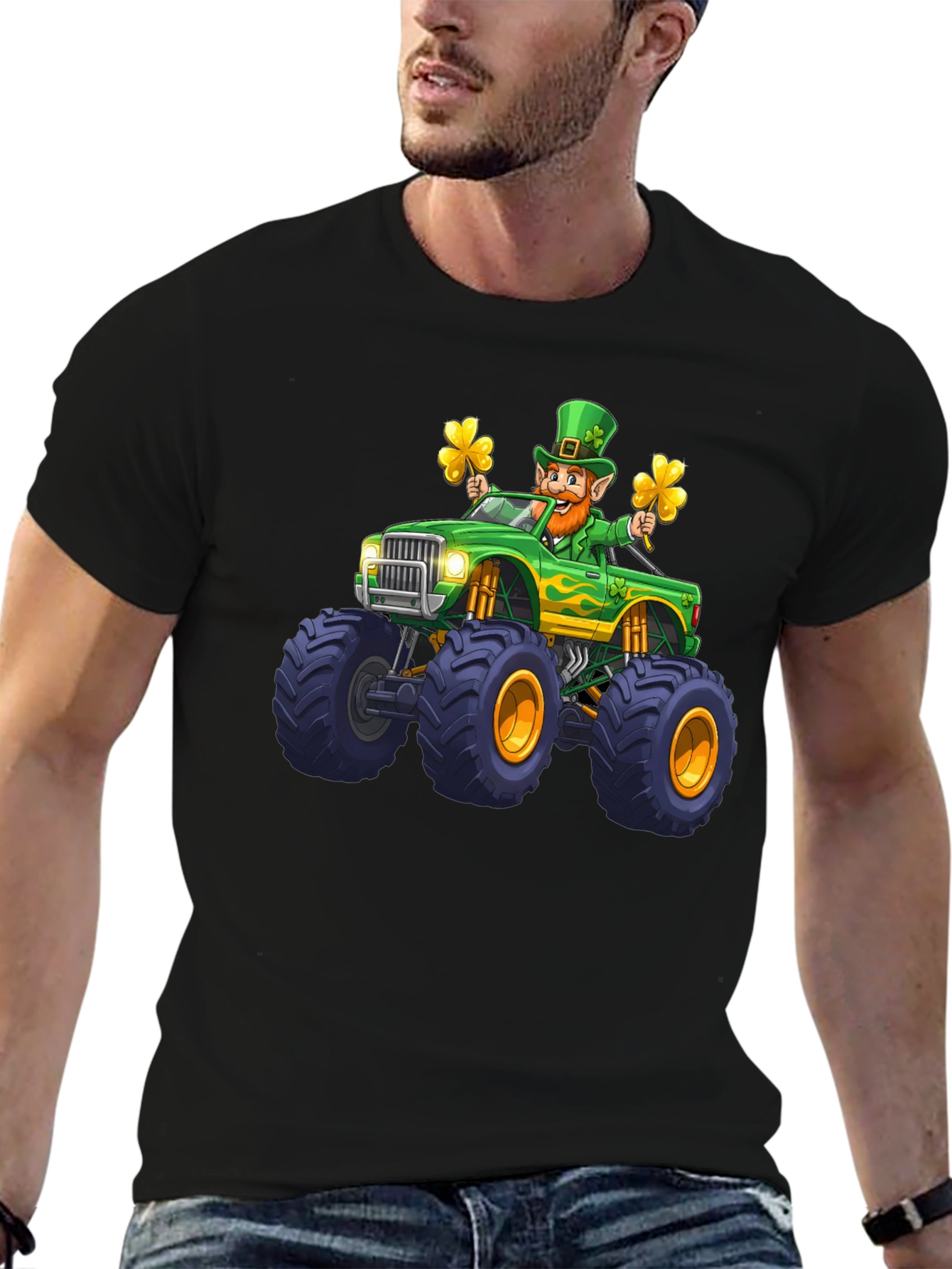St. Patricks Day Monster Truck T-Shirt