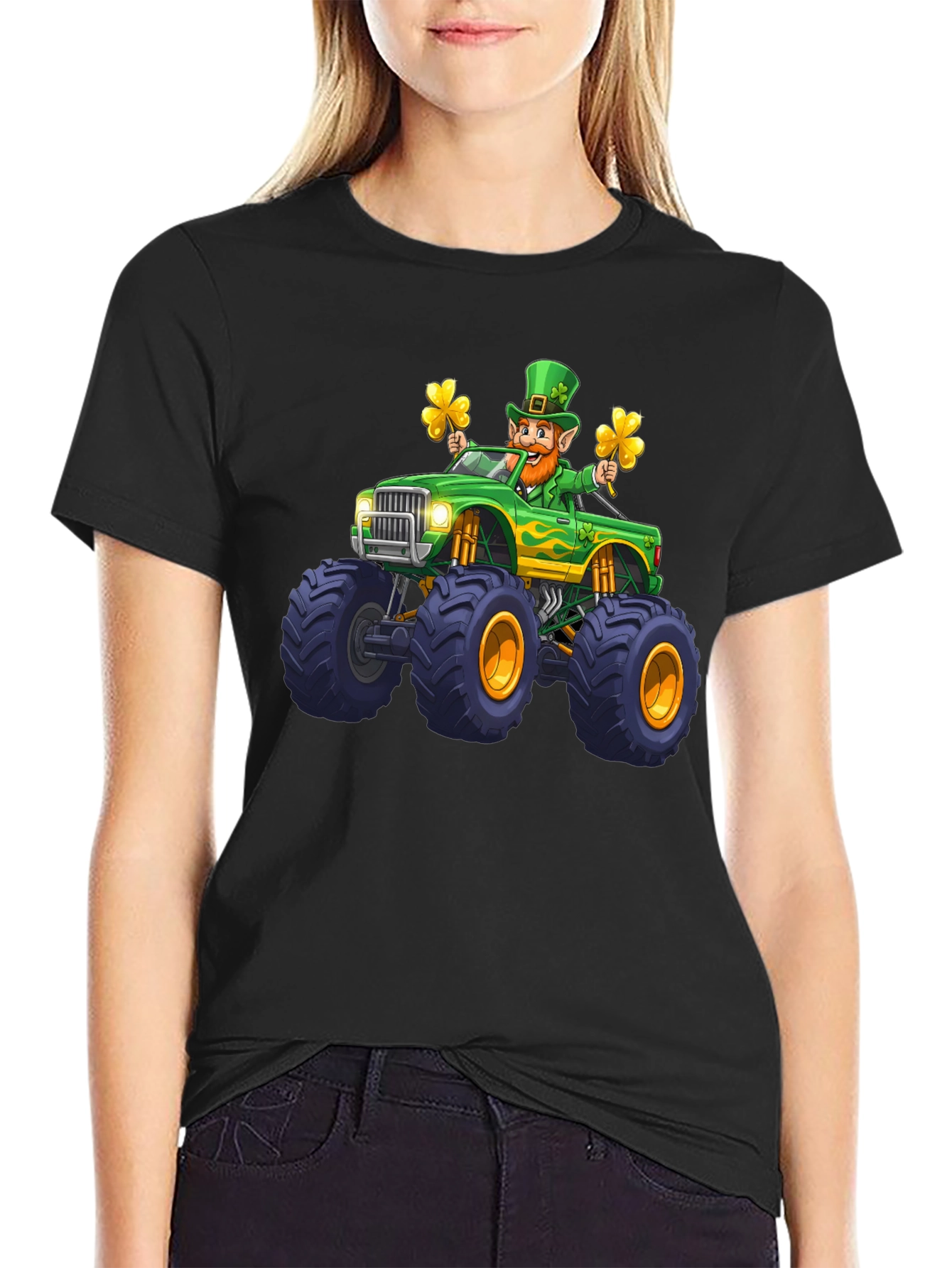 St. Patricks Day Monster Truck T-Shirt