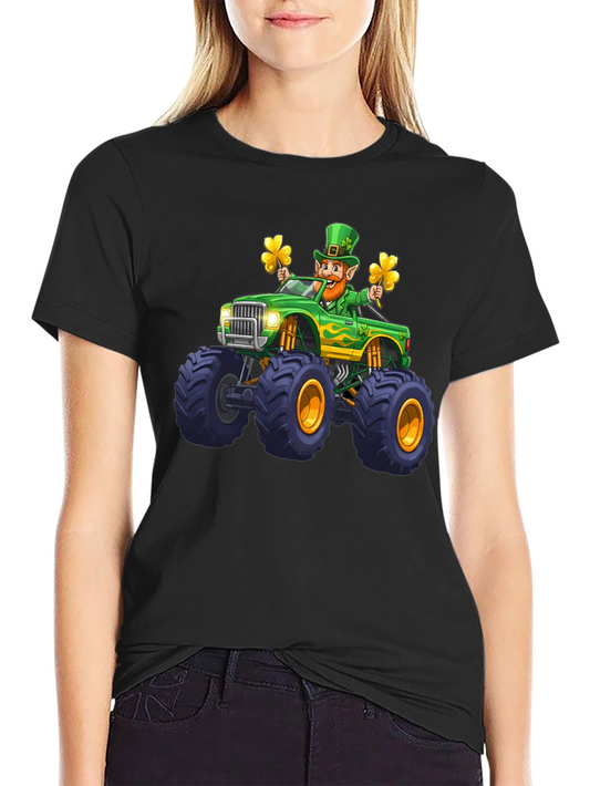 St. Patricks Day Monster Truck T-Shirt