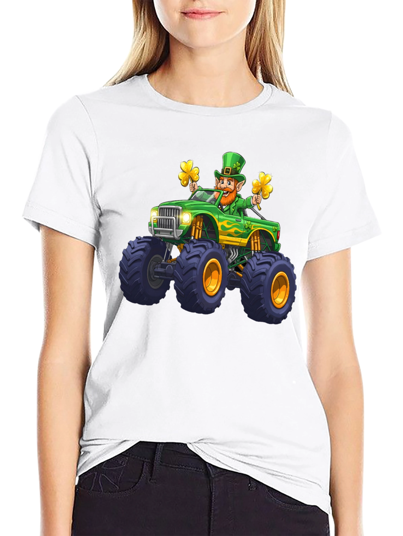 St. Patricks Day Monster Truck T-Shirt