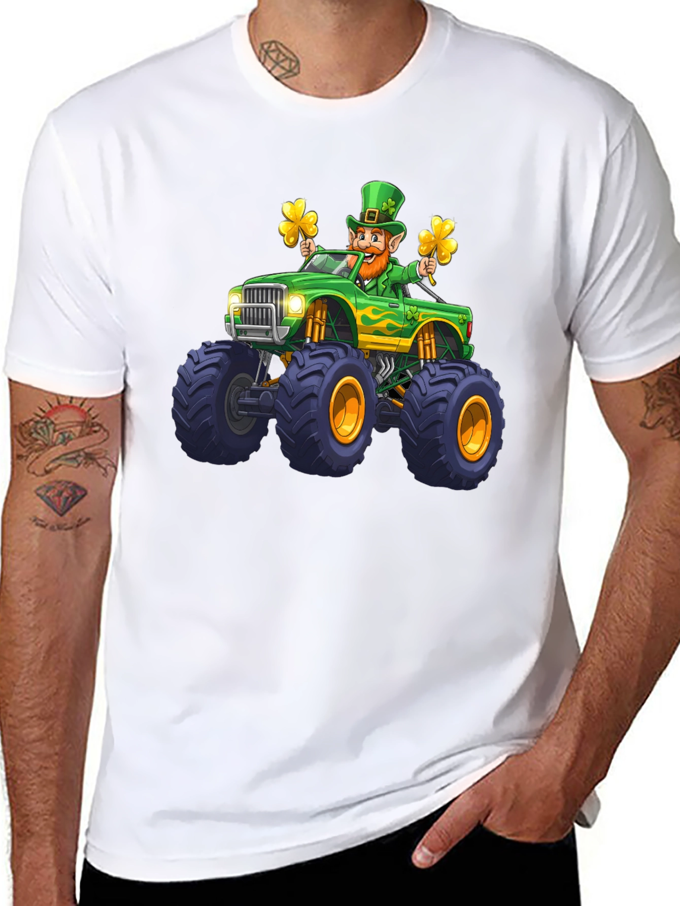 St. Patricks Day Monster Truck T-Shirt
