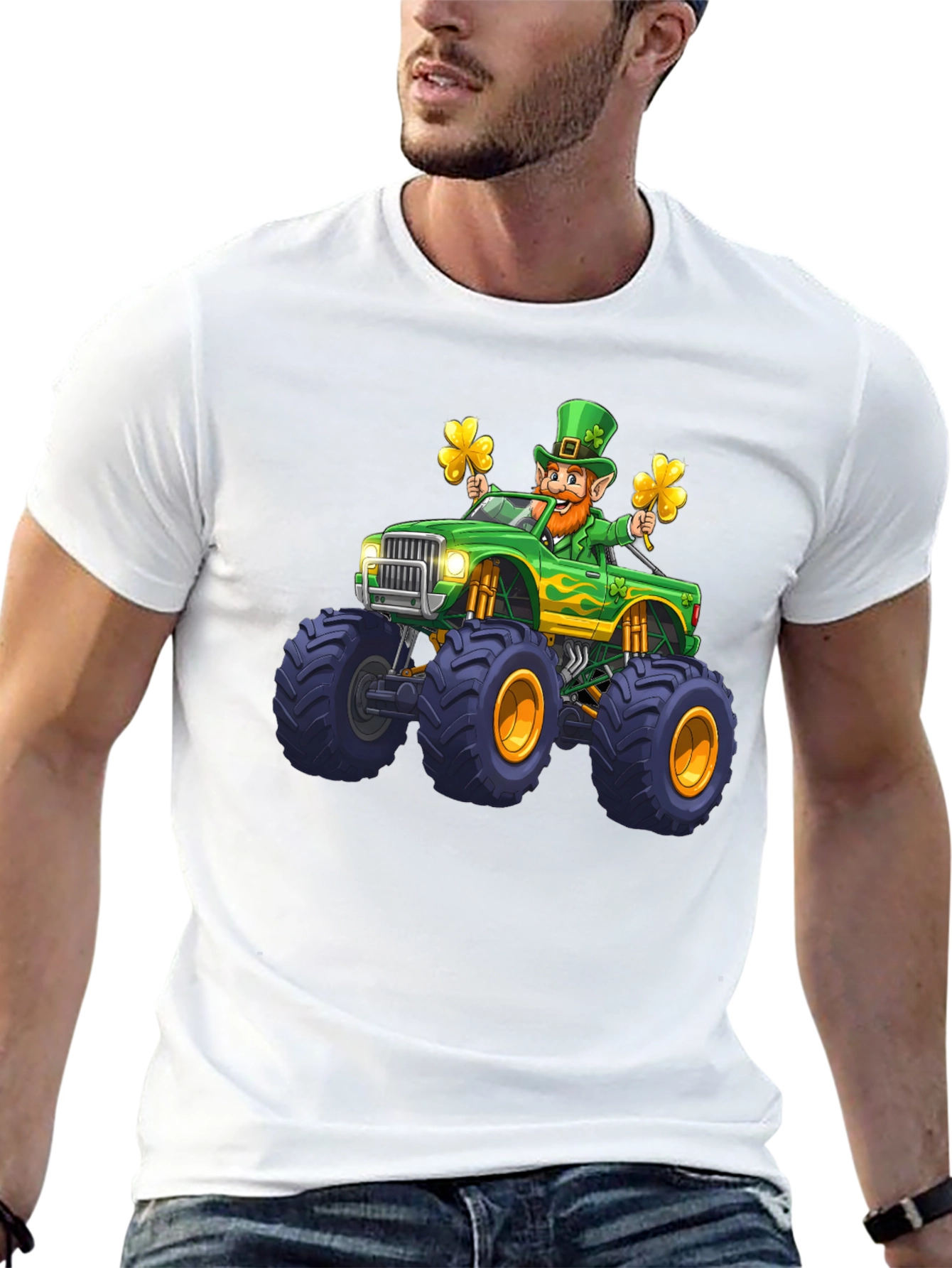 St. Patricks Day Monster Truck T-Shirt