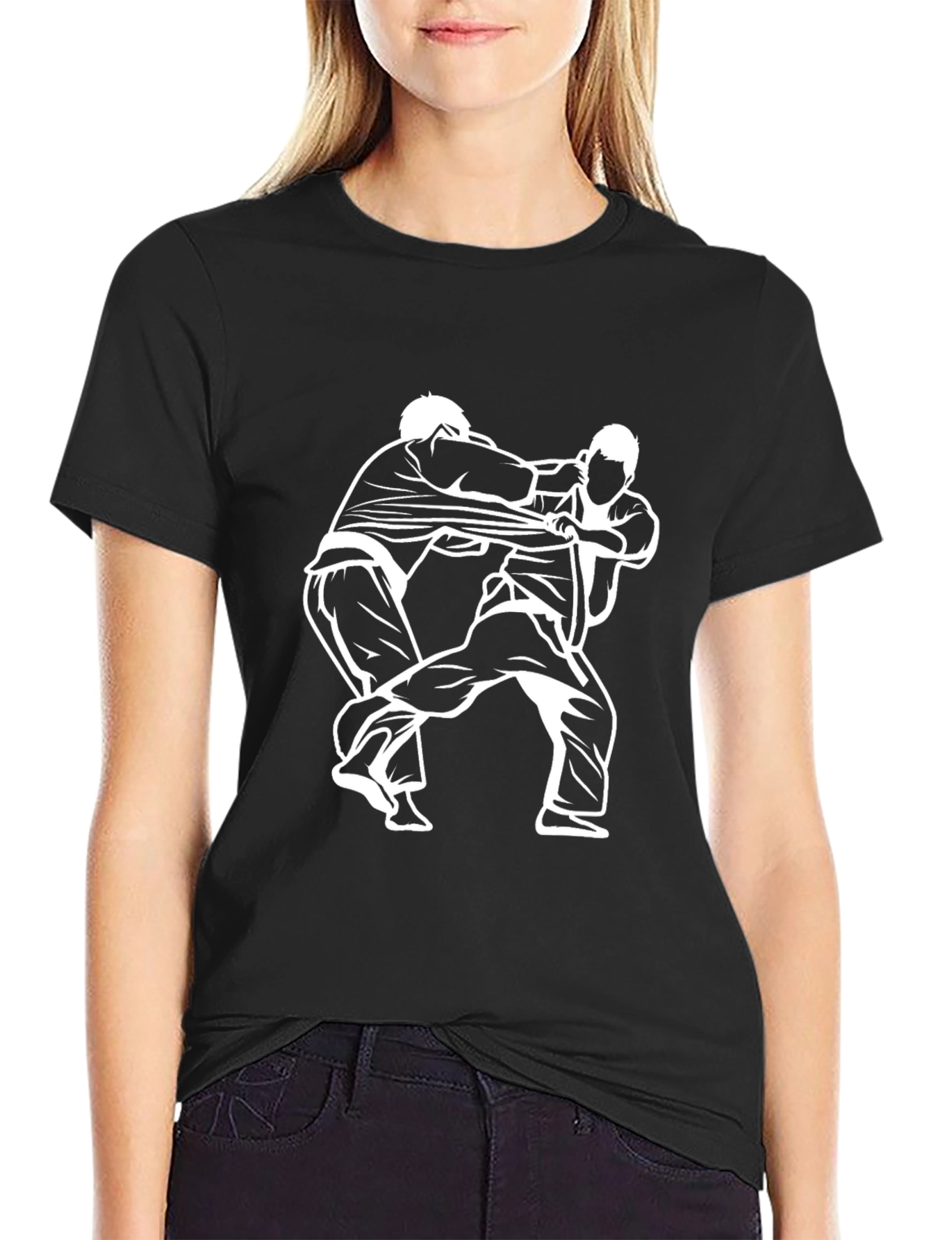 Judo Fight Graphic Tee - Martial Arts T-Shirt