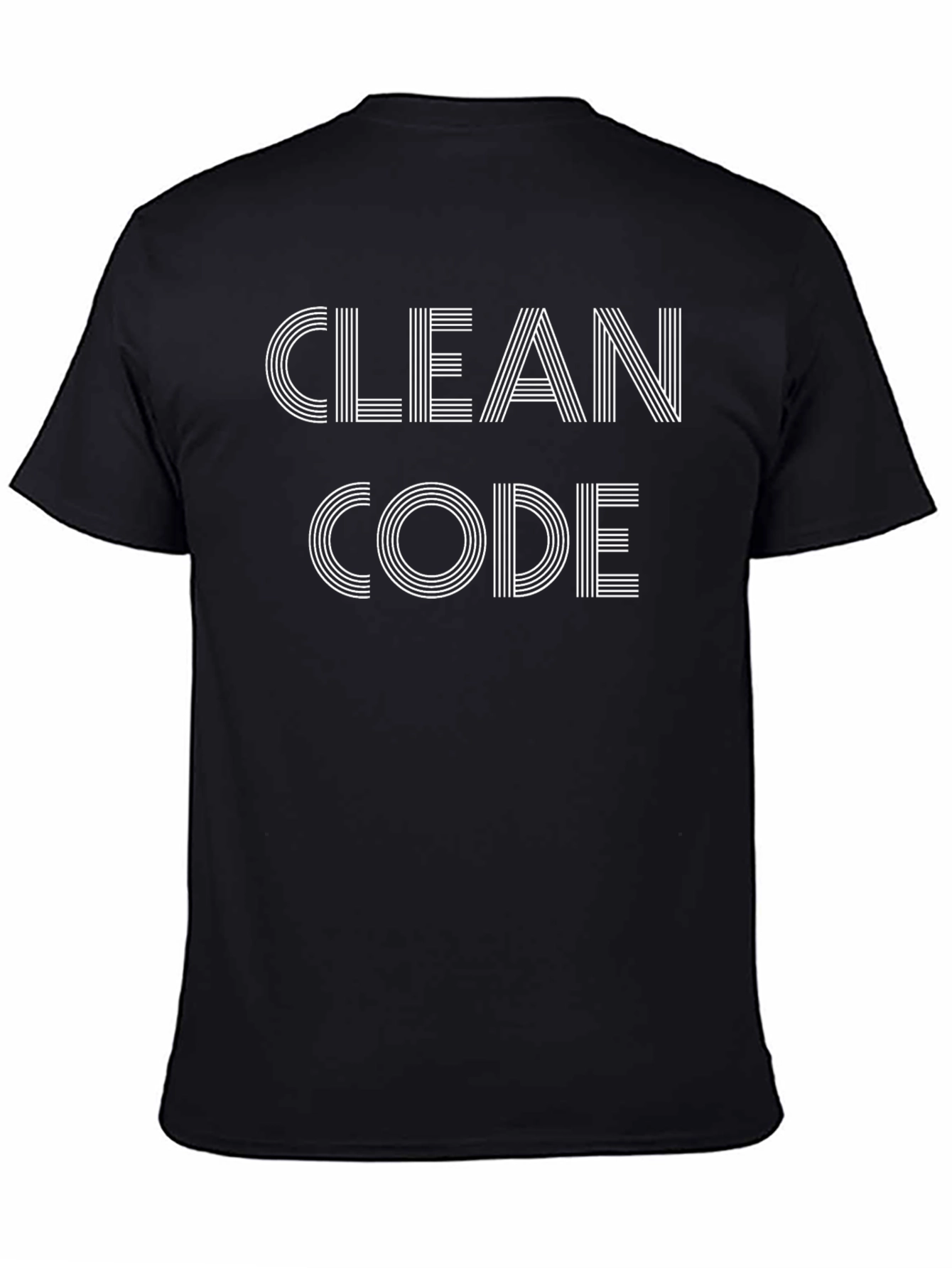 Clean Code Black Graphic T-Shirt