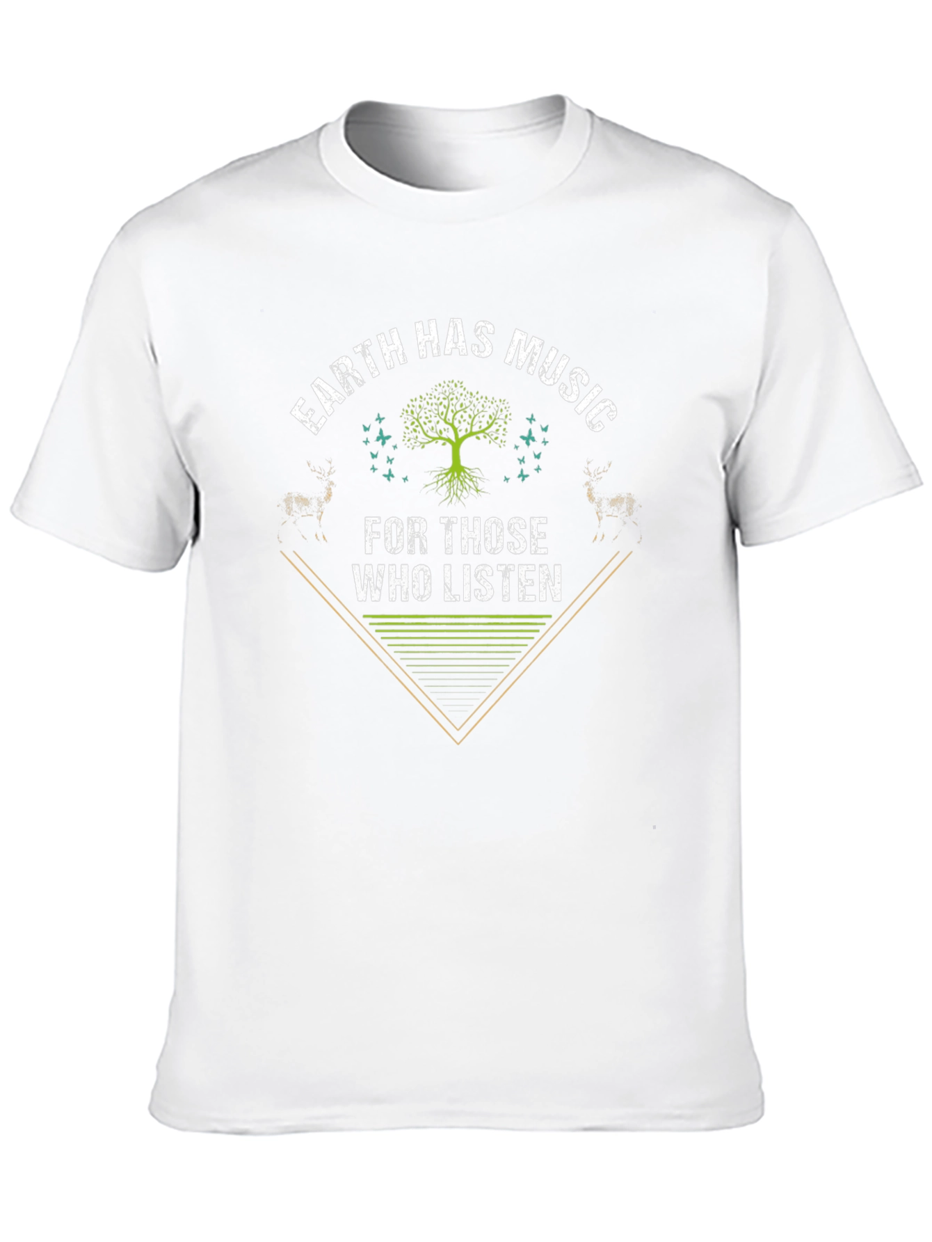 Earth Music Graphic Tee - Nature Lover Shirt