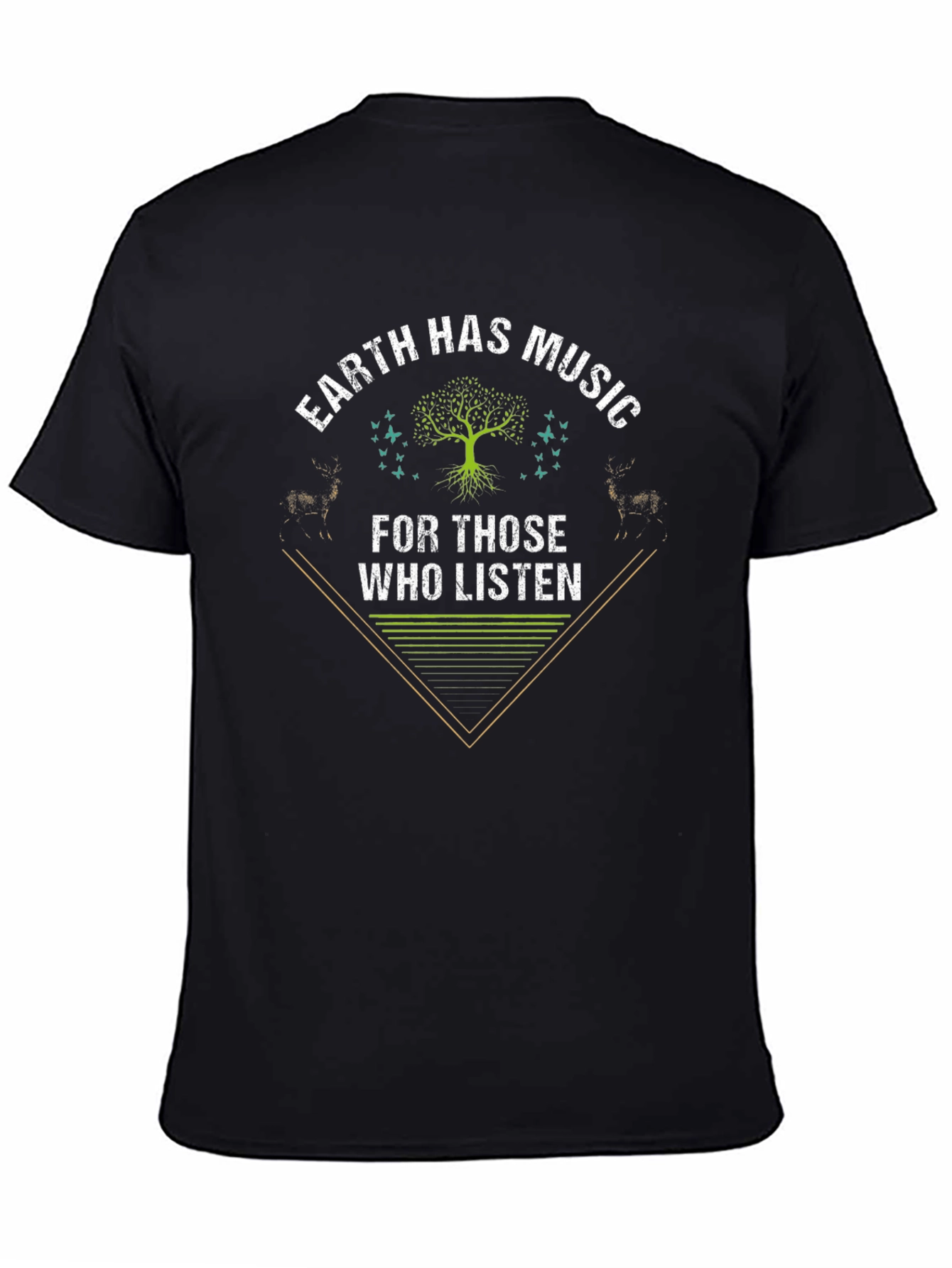 Earth Music Graphic Tee - Nature Lover Shirt
