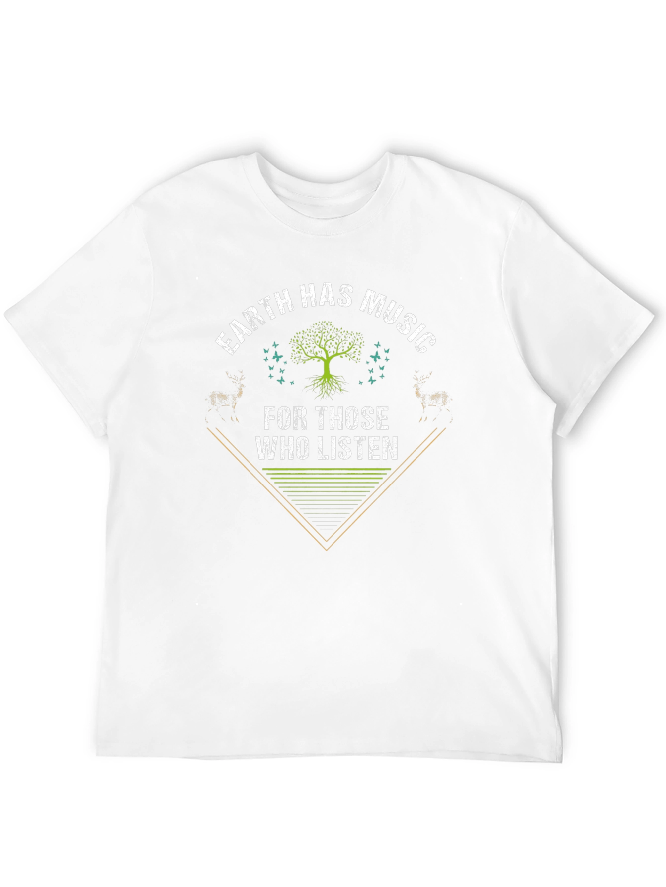 Earth Music Graphic Tee - Nature Lover Shirt