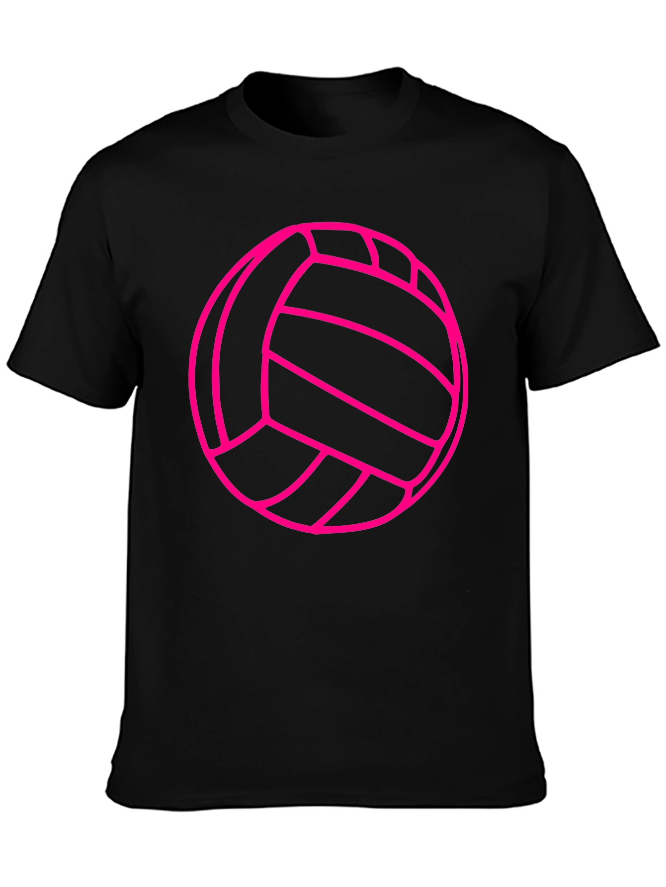 Volleyball Graphic Tee - Black
