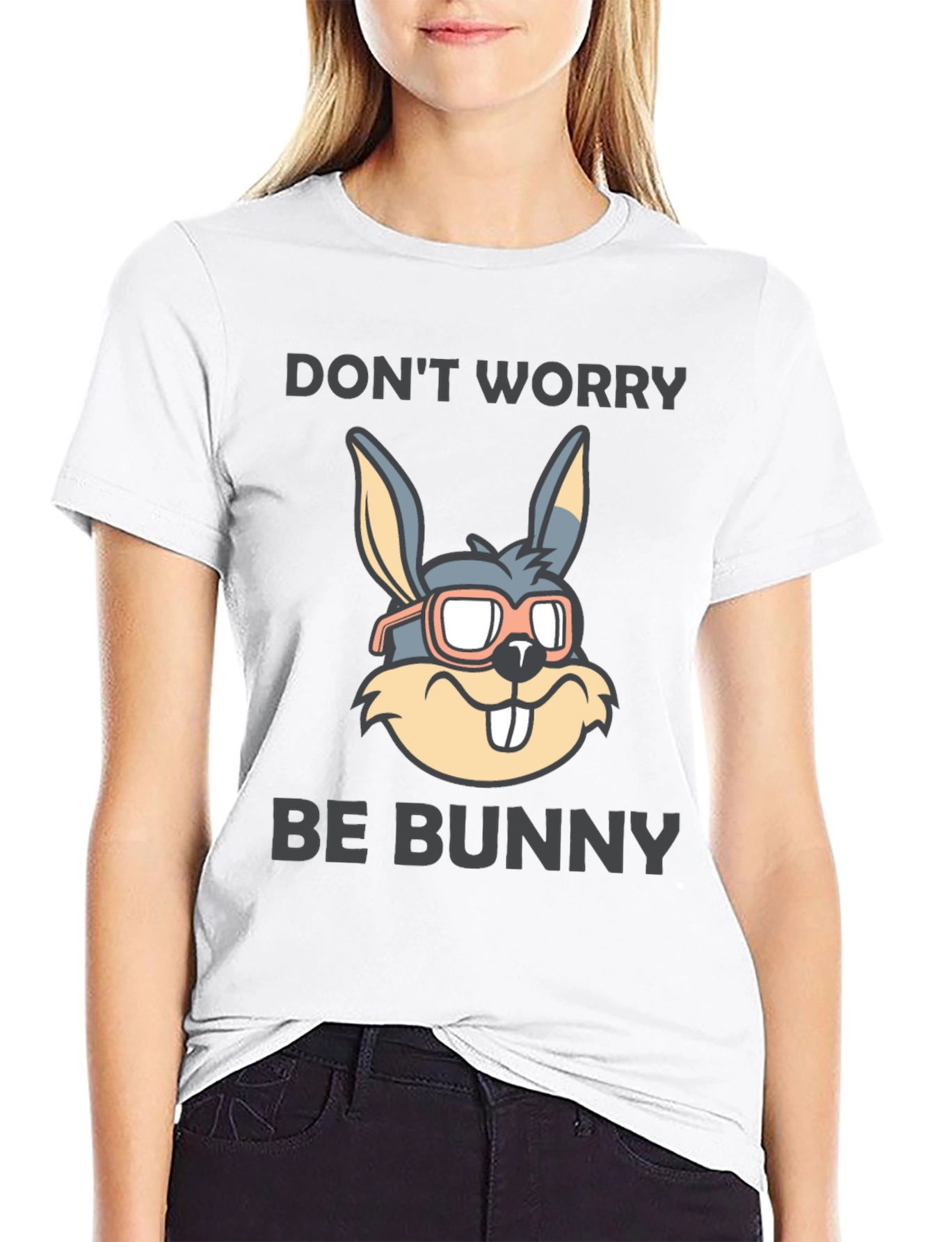 Dont Worry Be Bunny T-Shirt
