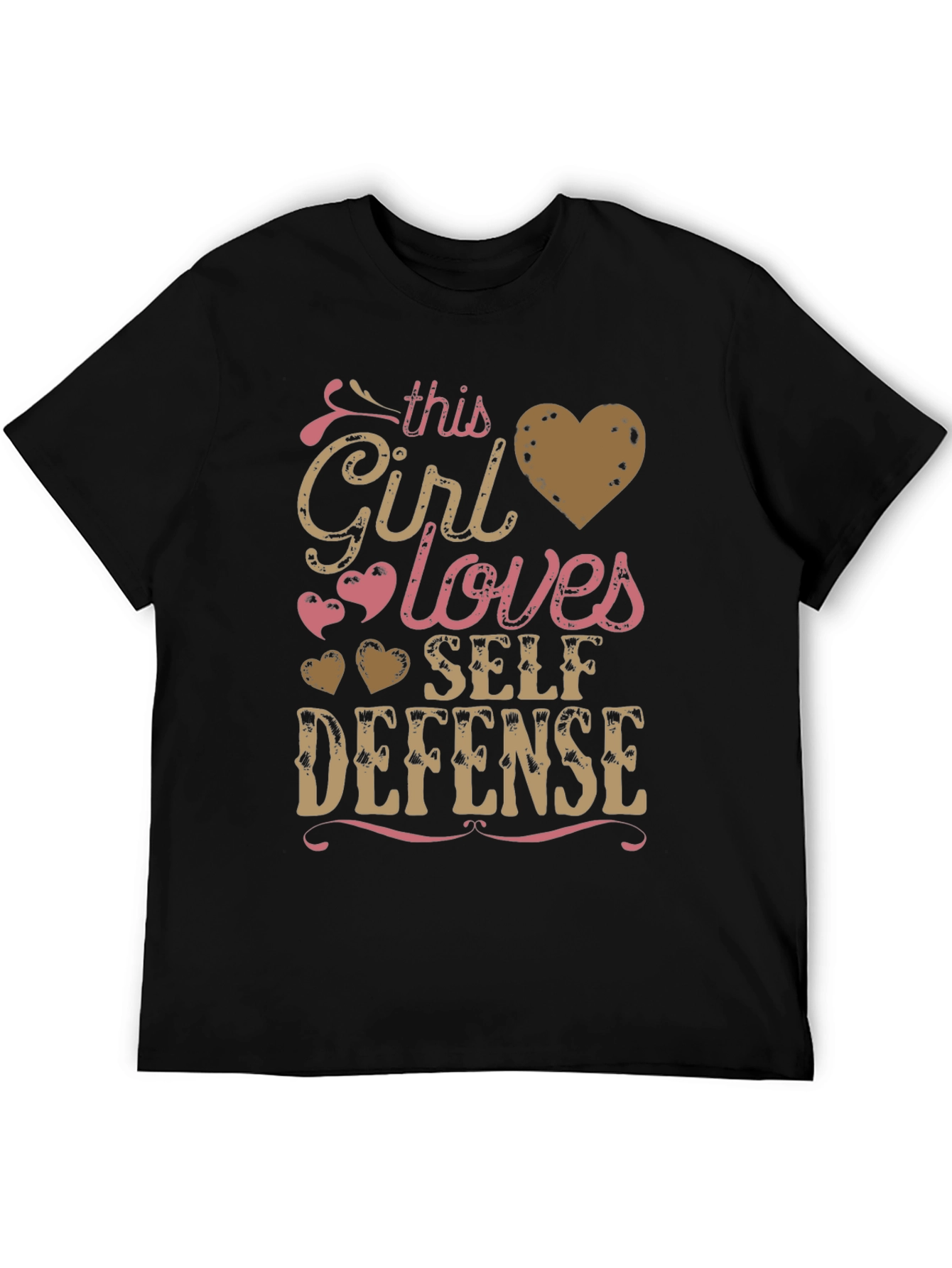 Girl Loves Self Defense T-Shirt