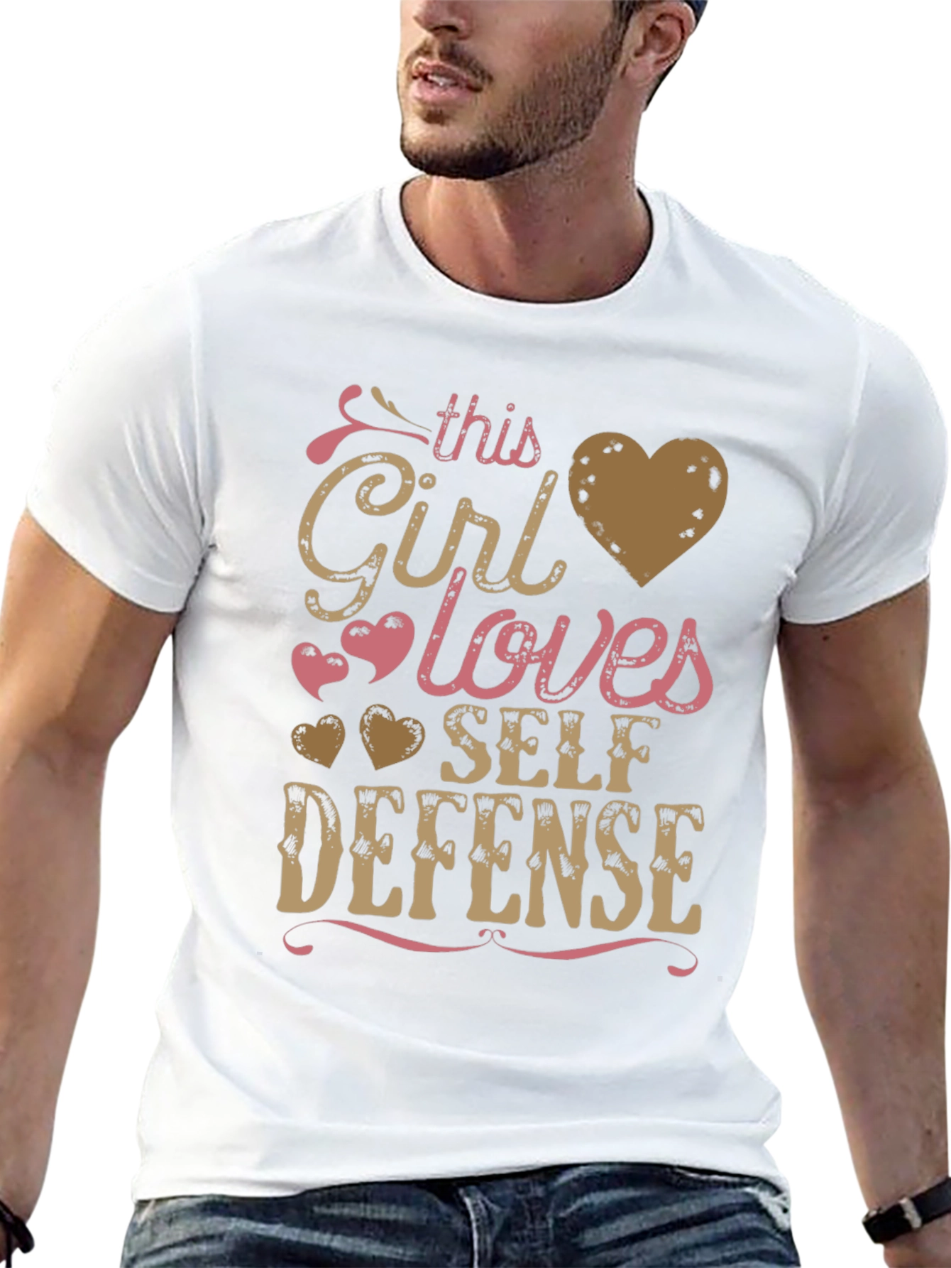 Girl Loves Self Defense T-Shirt