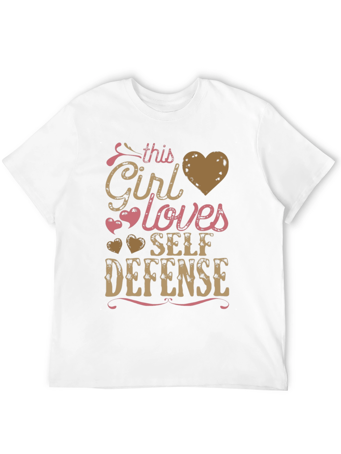 Girl Loves Self Defense T-Shirt