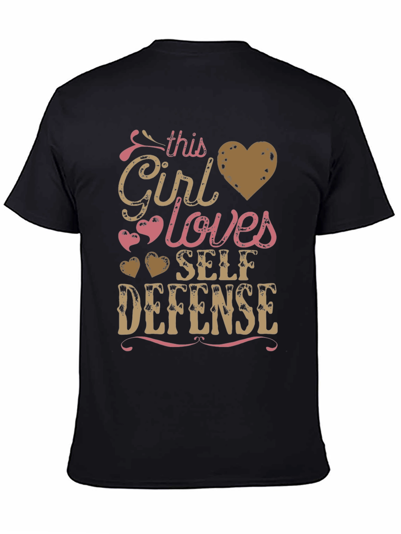 Girl Loves Self Defense T-Shirt