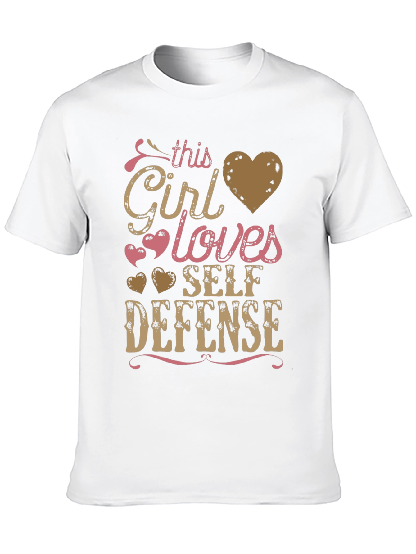 Girl Loves Self Defense T-Shirt