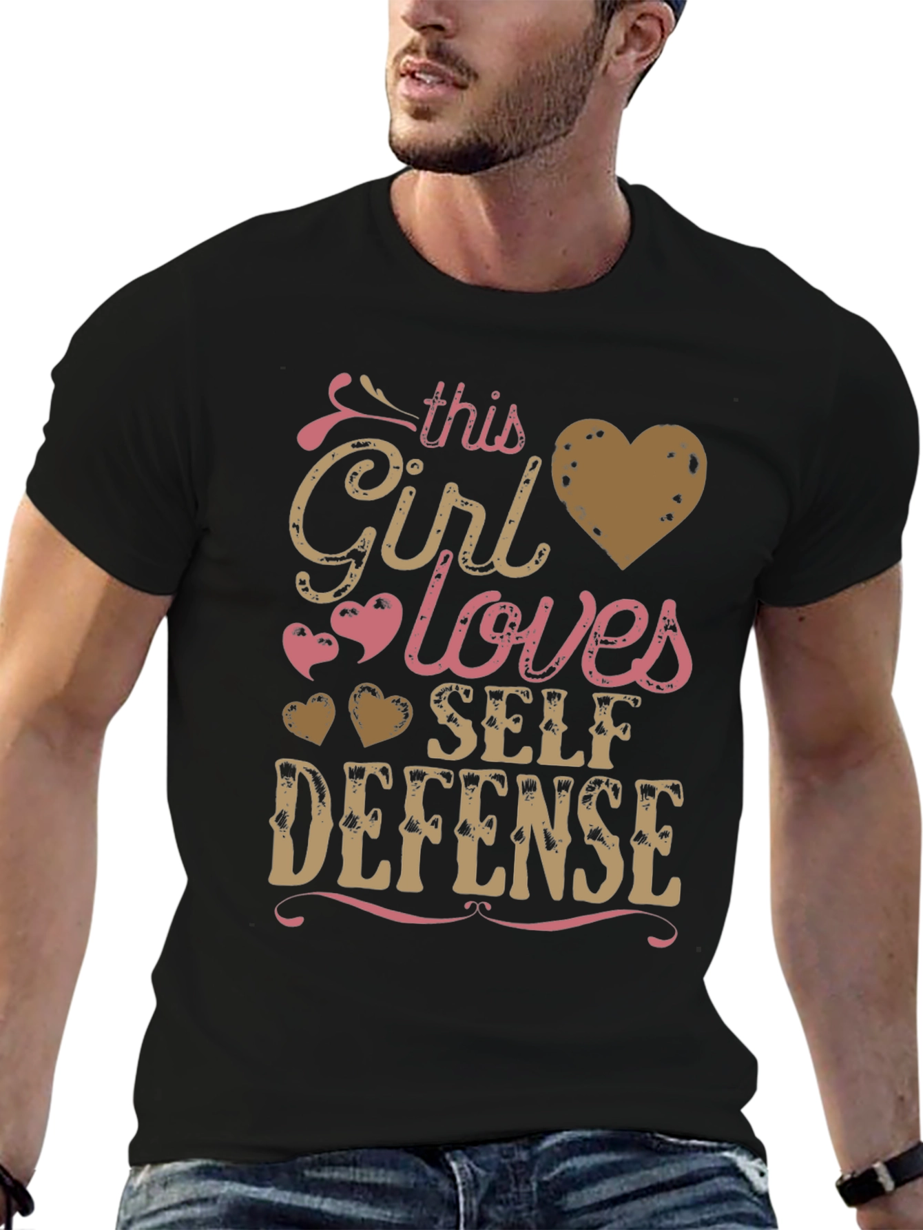 Girl Loves Self Defense T-Shirt