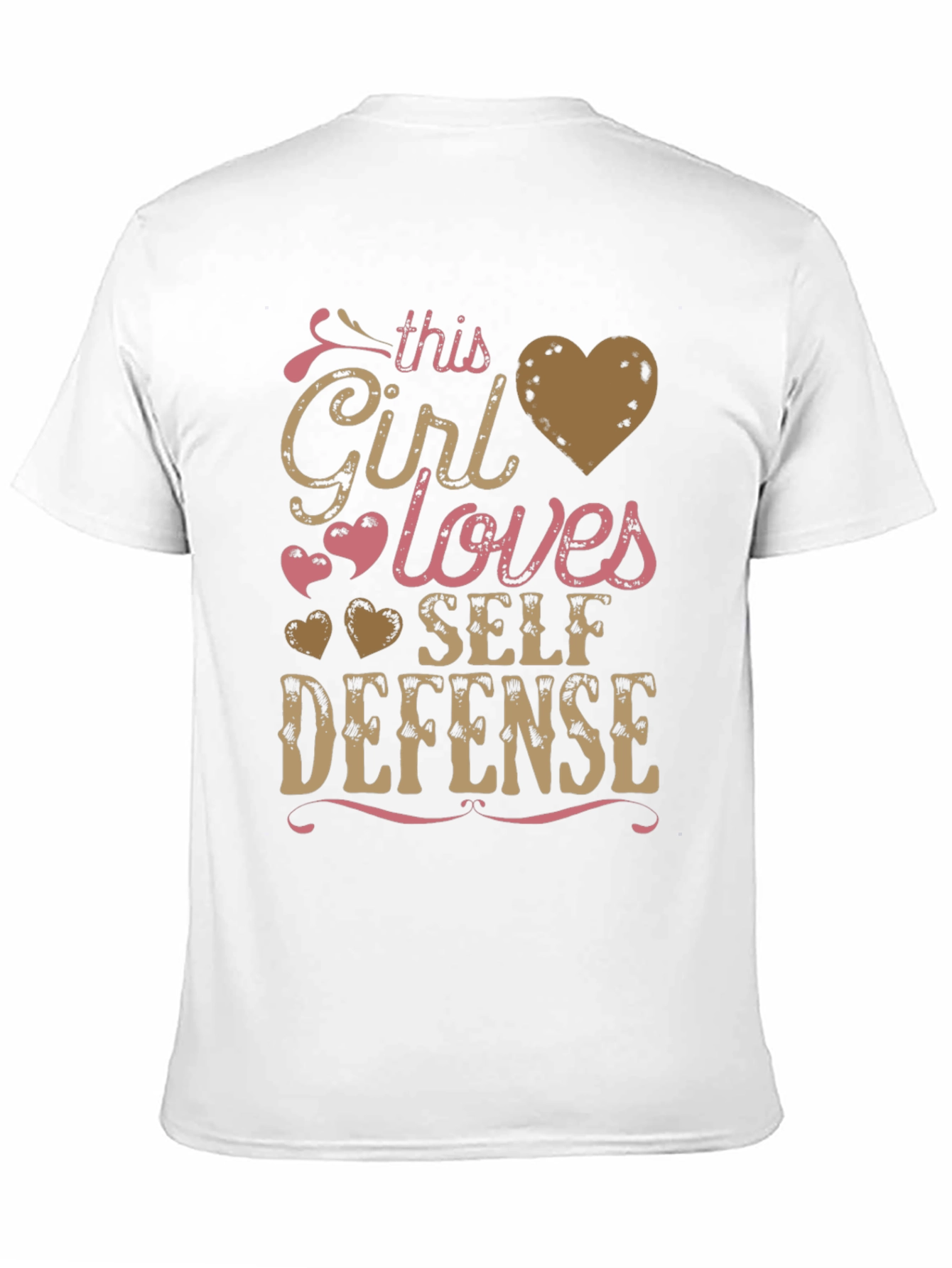 Girl Loves Self Defense T-Shirt