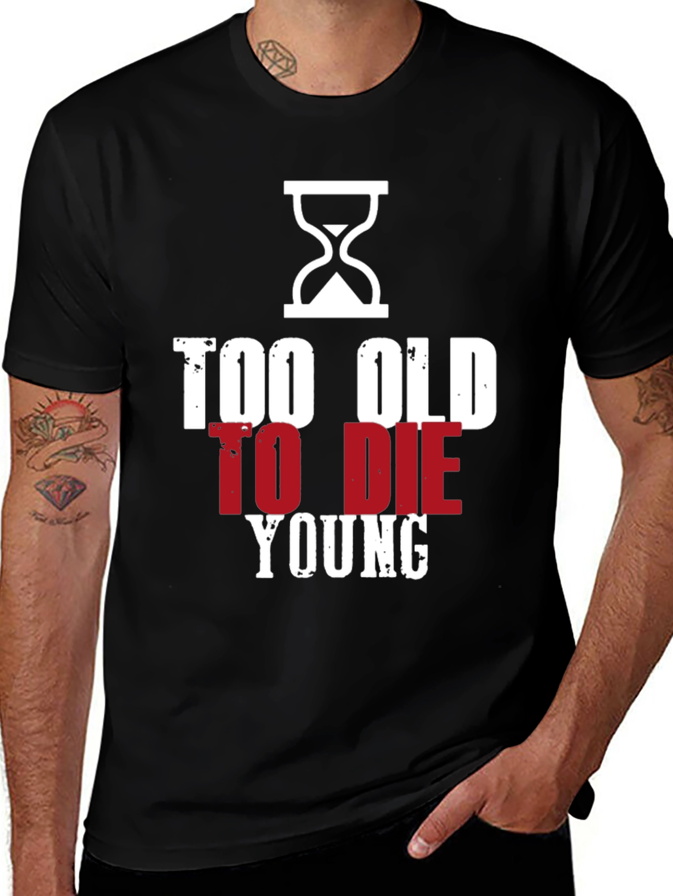 Too Old to Die Young Graphic Tee