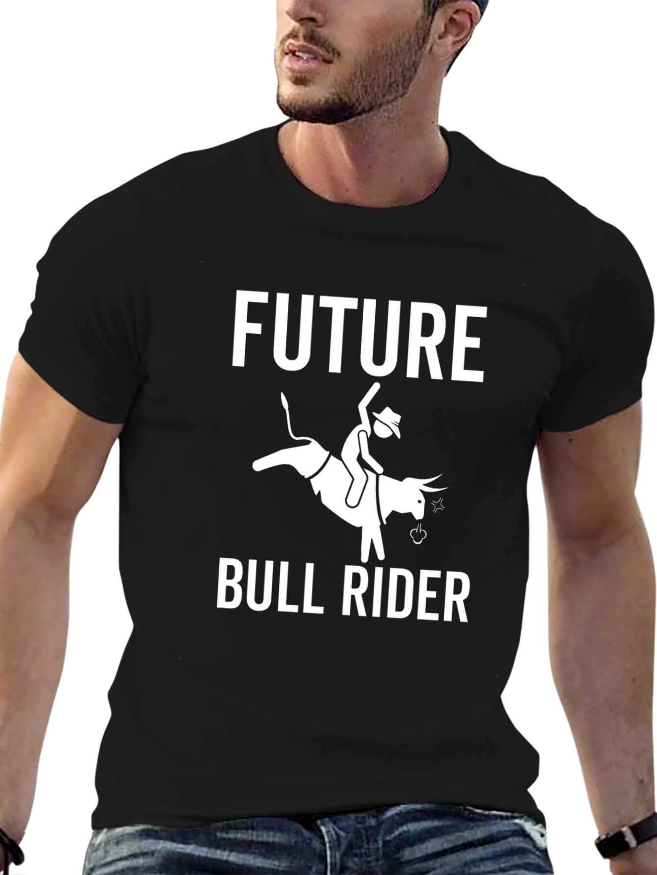 Future Bull Rider Graphic Tee | Rodeo Fan T-Shirt