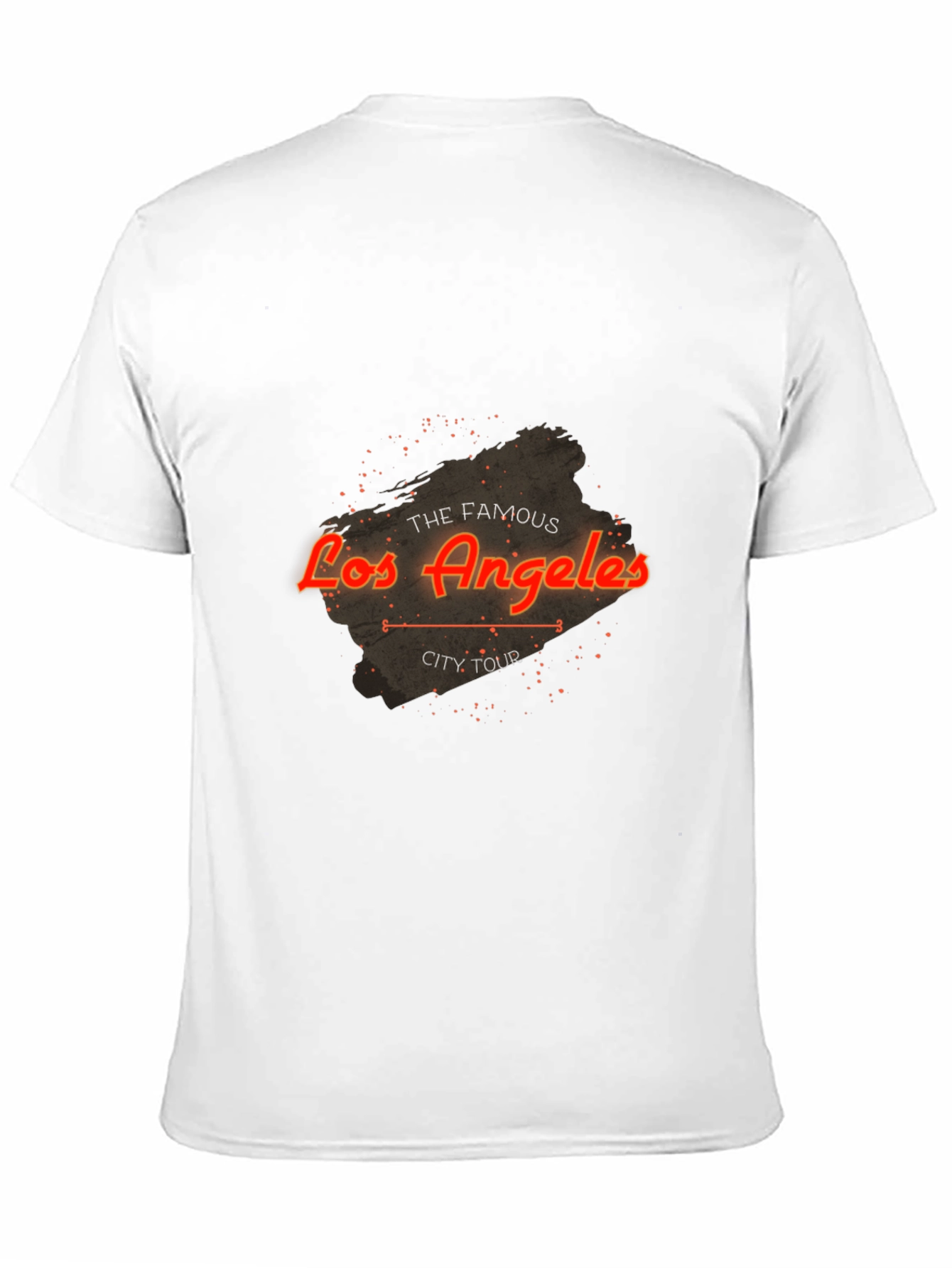 Los Angeles City Tour Black Graphic Tee