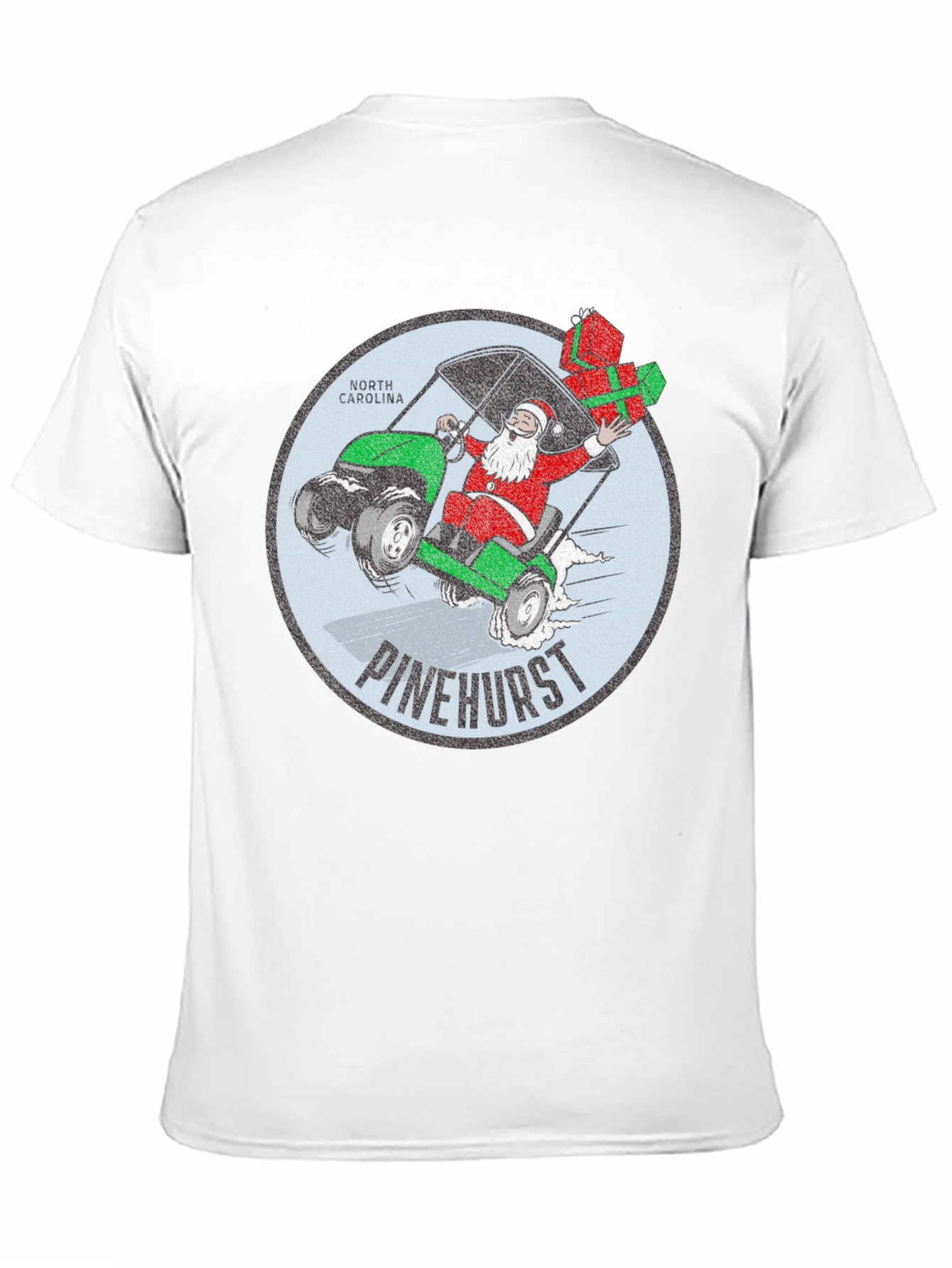 Pinehurst Santa Golf Cart T-Shirt