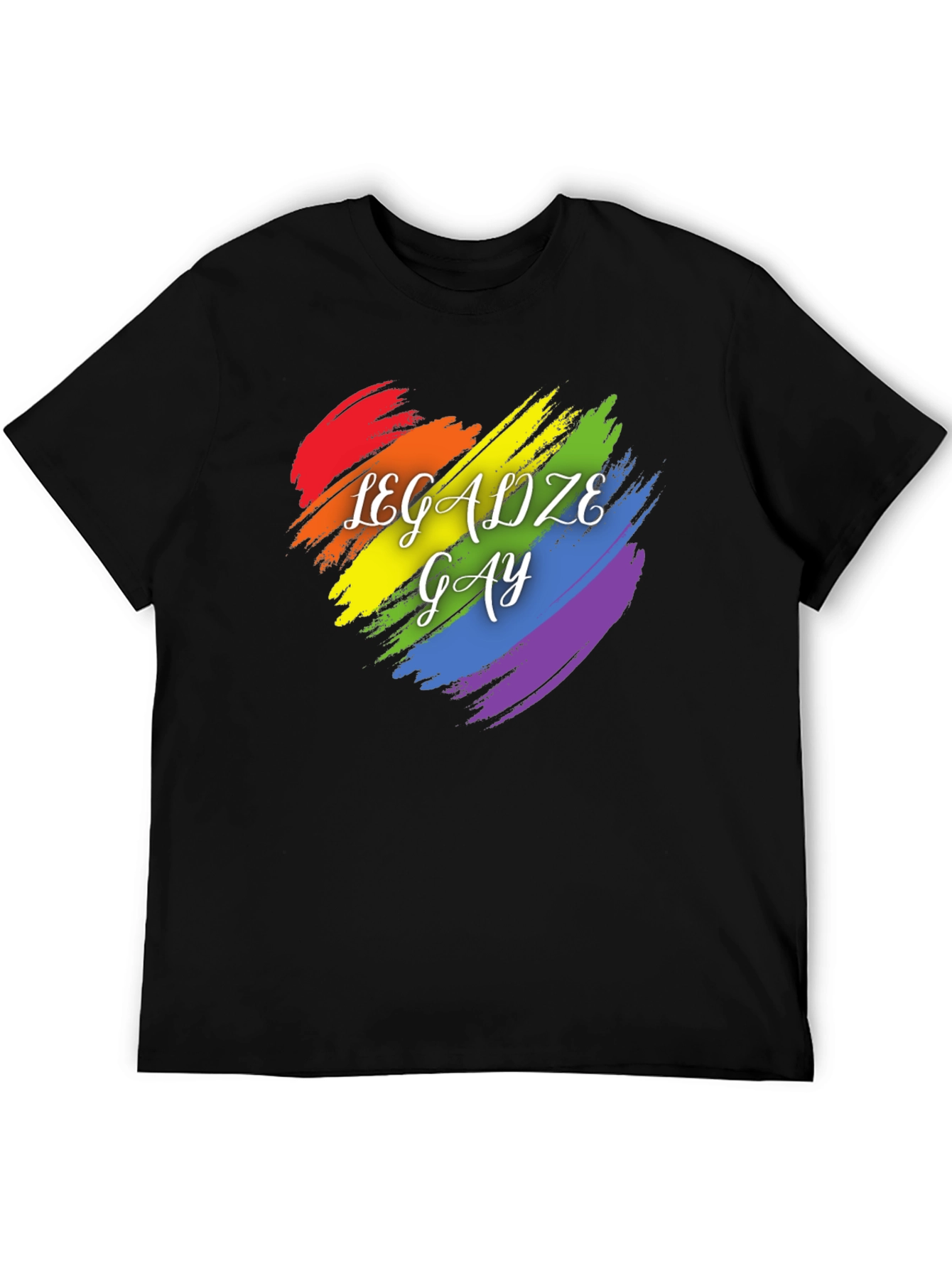Legalize Gay Pride T-Shirt Rainbow Heart Tee