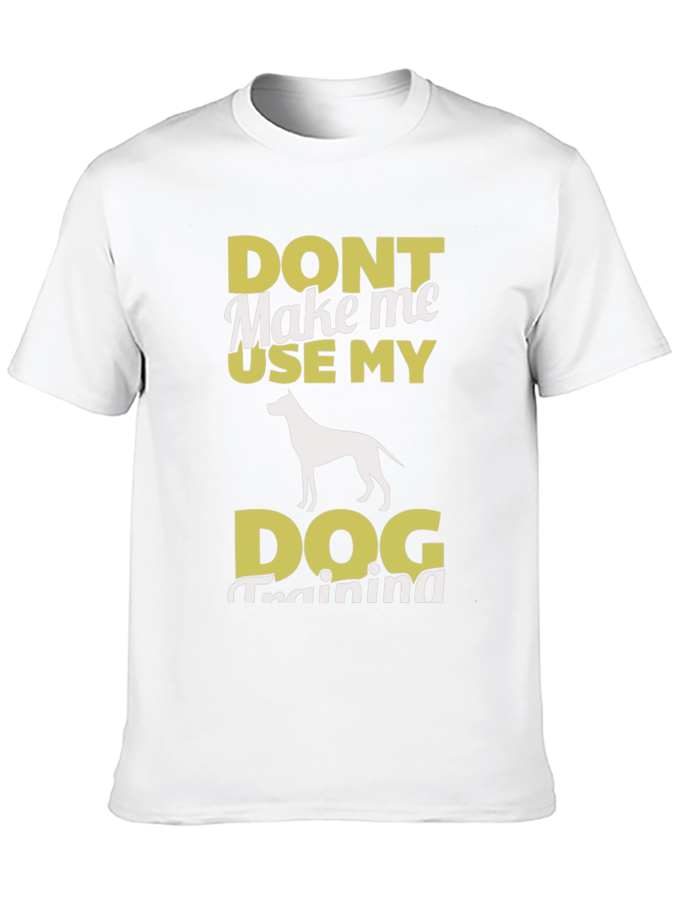 Dog Training Graphic Tee - Mens Black T-Shirt