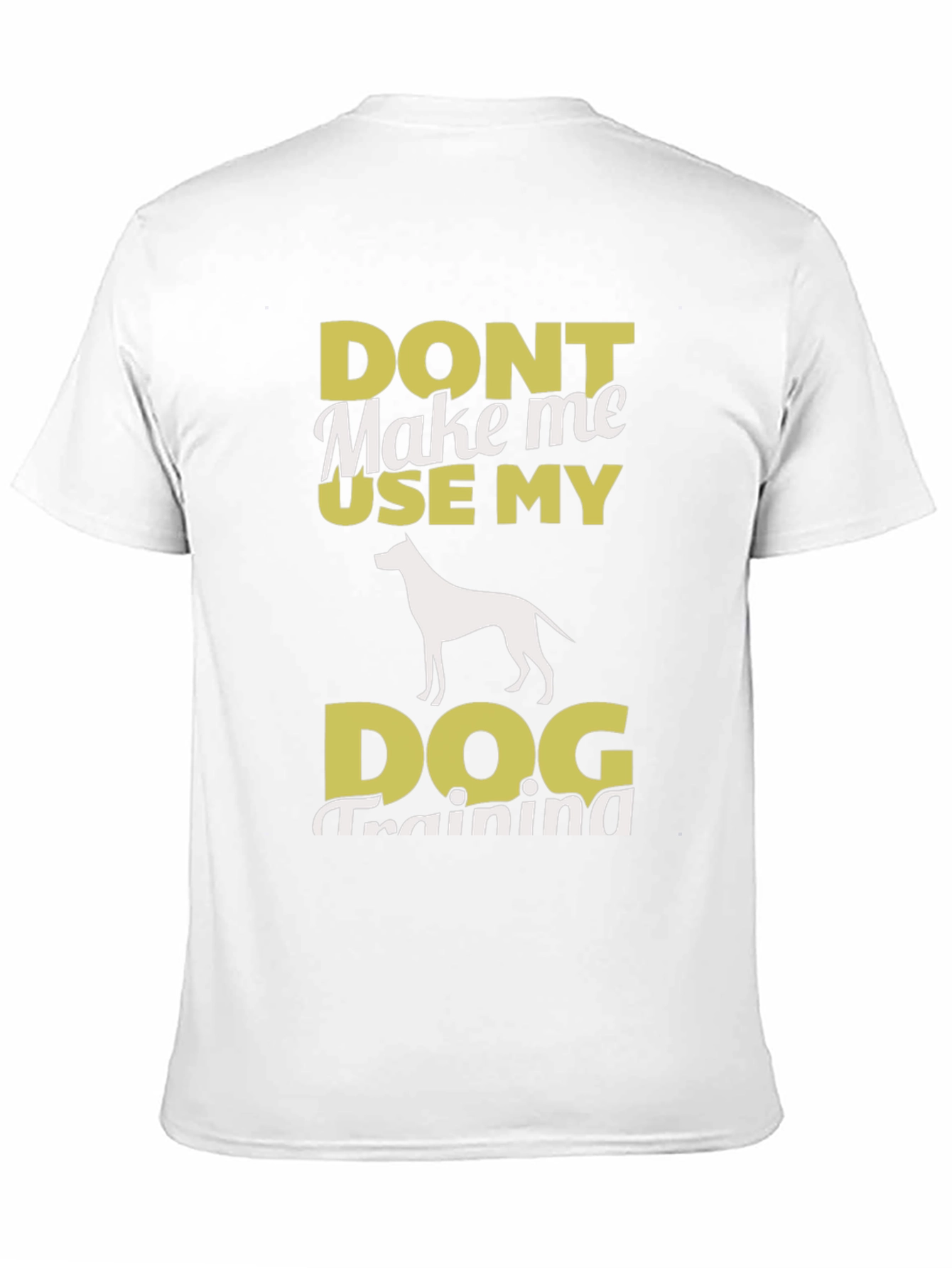 Dog Training Graphic Tee - Mens Black T-Shirt