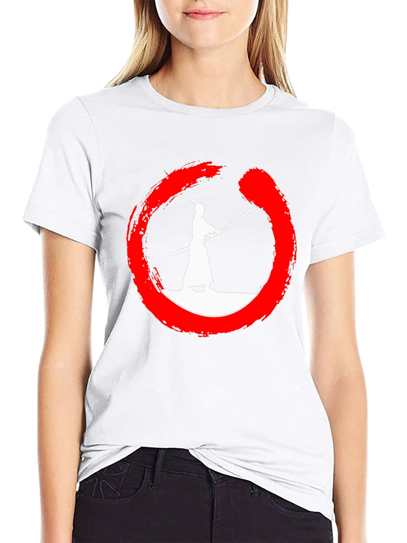 Samurai Zen Circle Graphic Tee