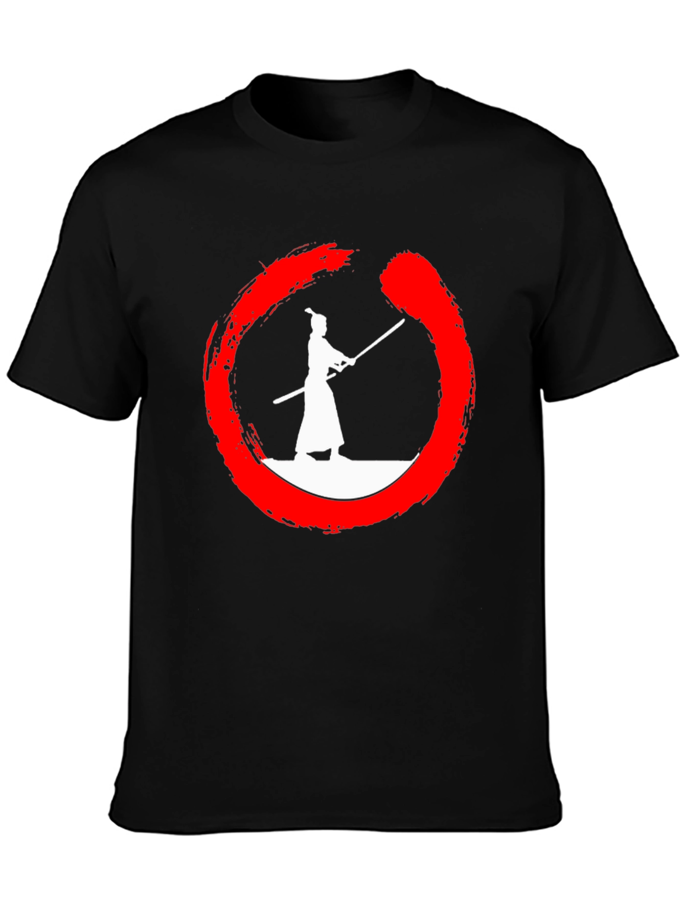 Samurai Zen Circle Graphic Tee