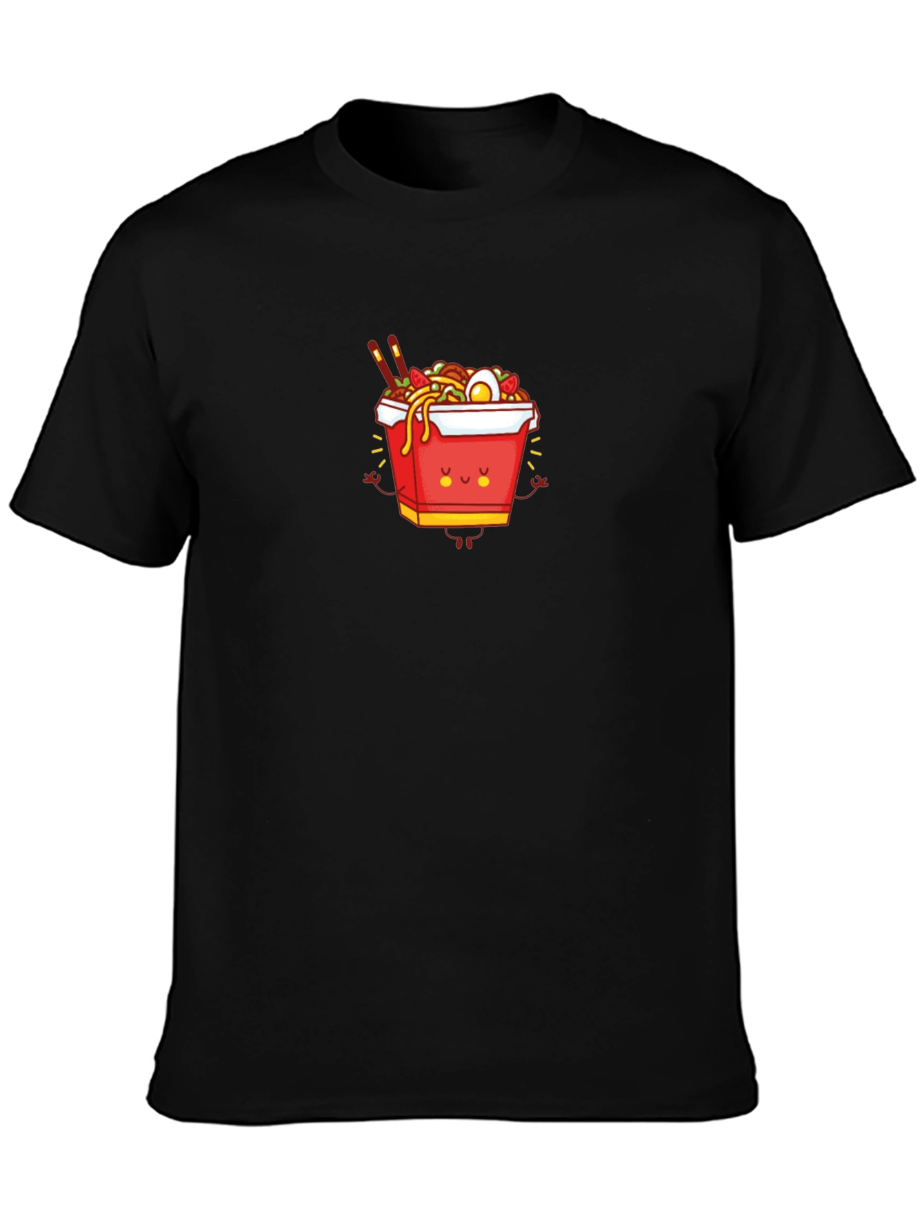 Ramen Takeout Box Graphic Tee - Black