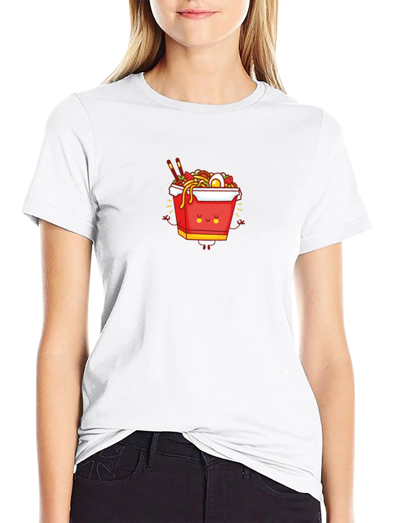 Ramen Takeout Box Graphic Tee - Black