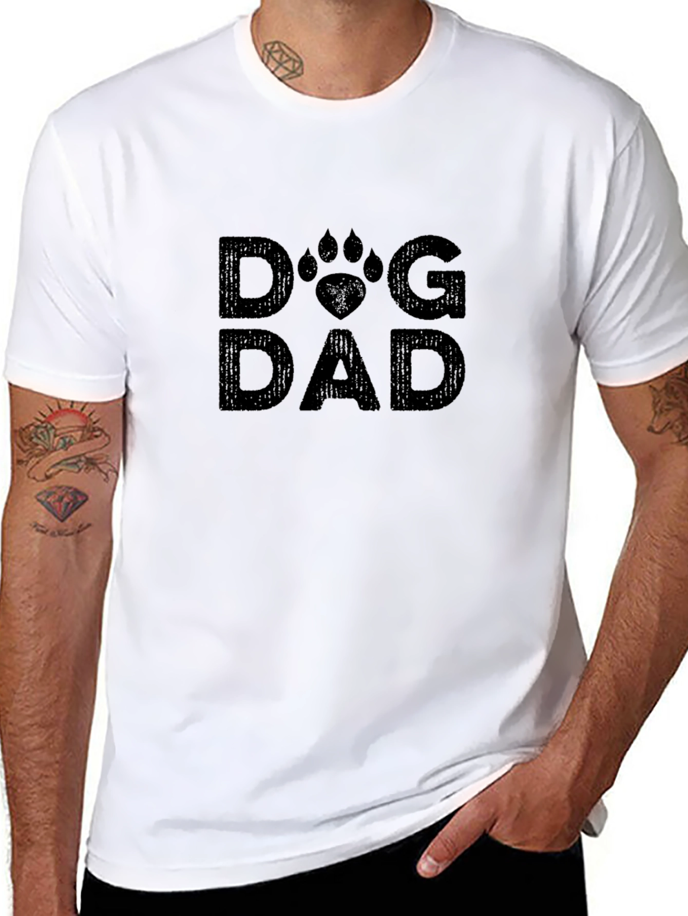 Dog Dad Tee - Black