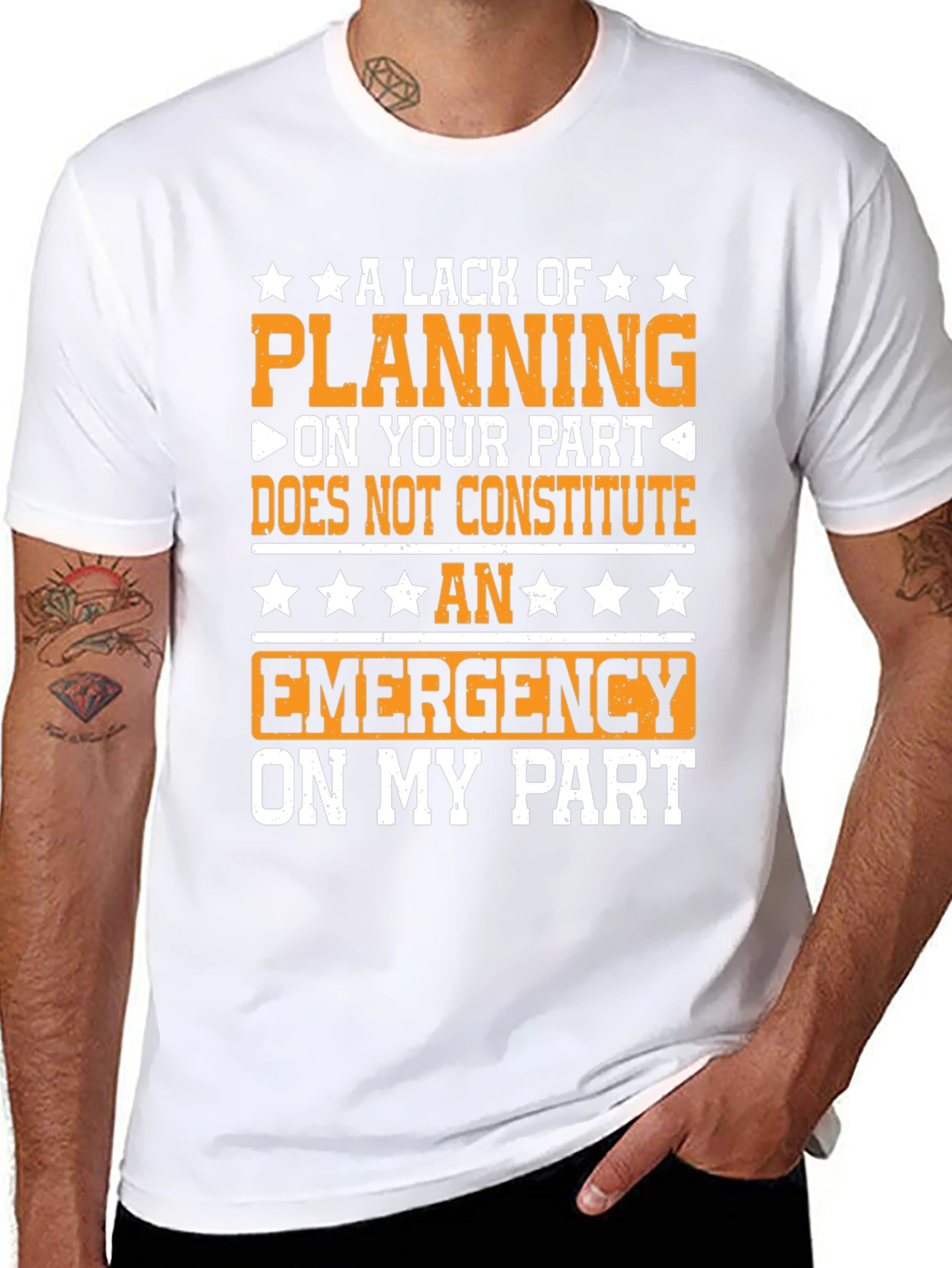 Funny Lack of Planning Graphic Tee