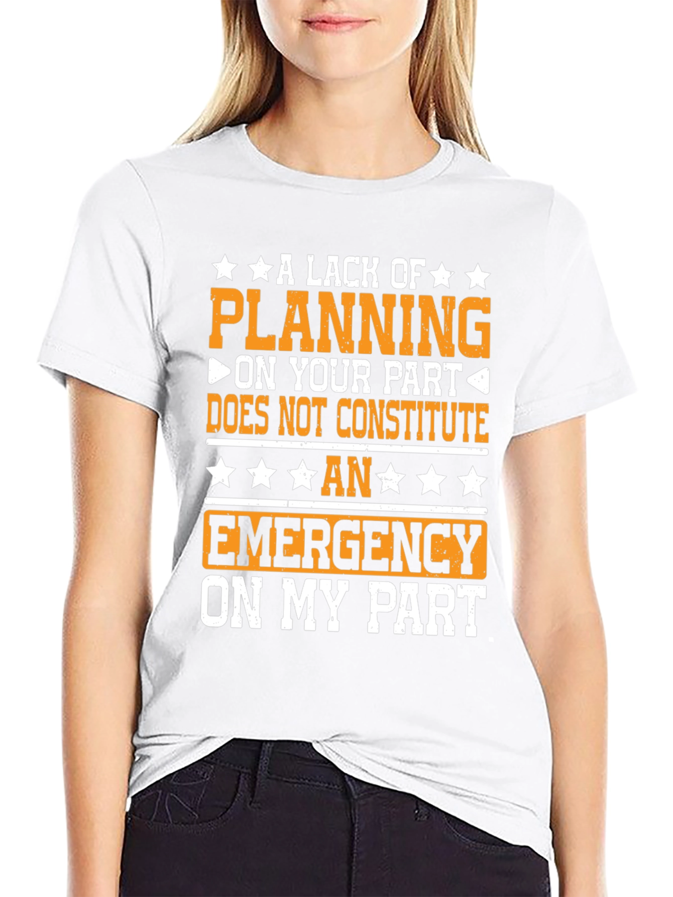 Funny Lack of Planning Graphic Tee