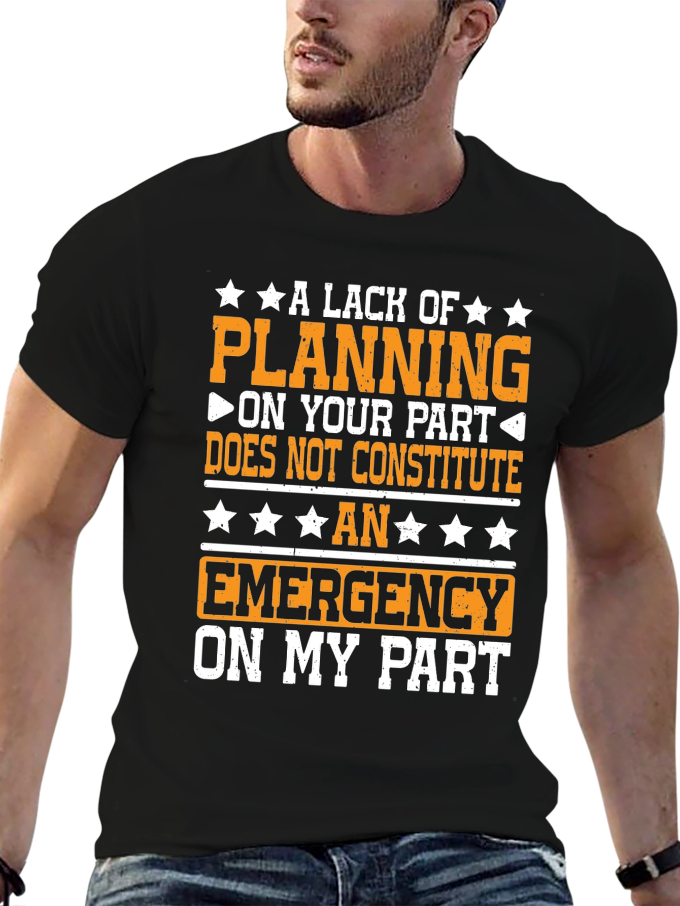Funny Lack of Planning Graphic Tee