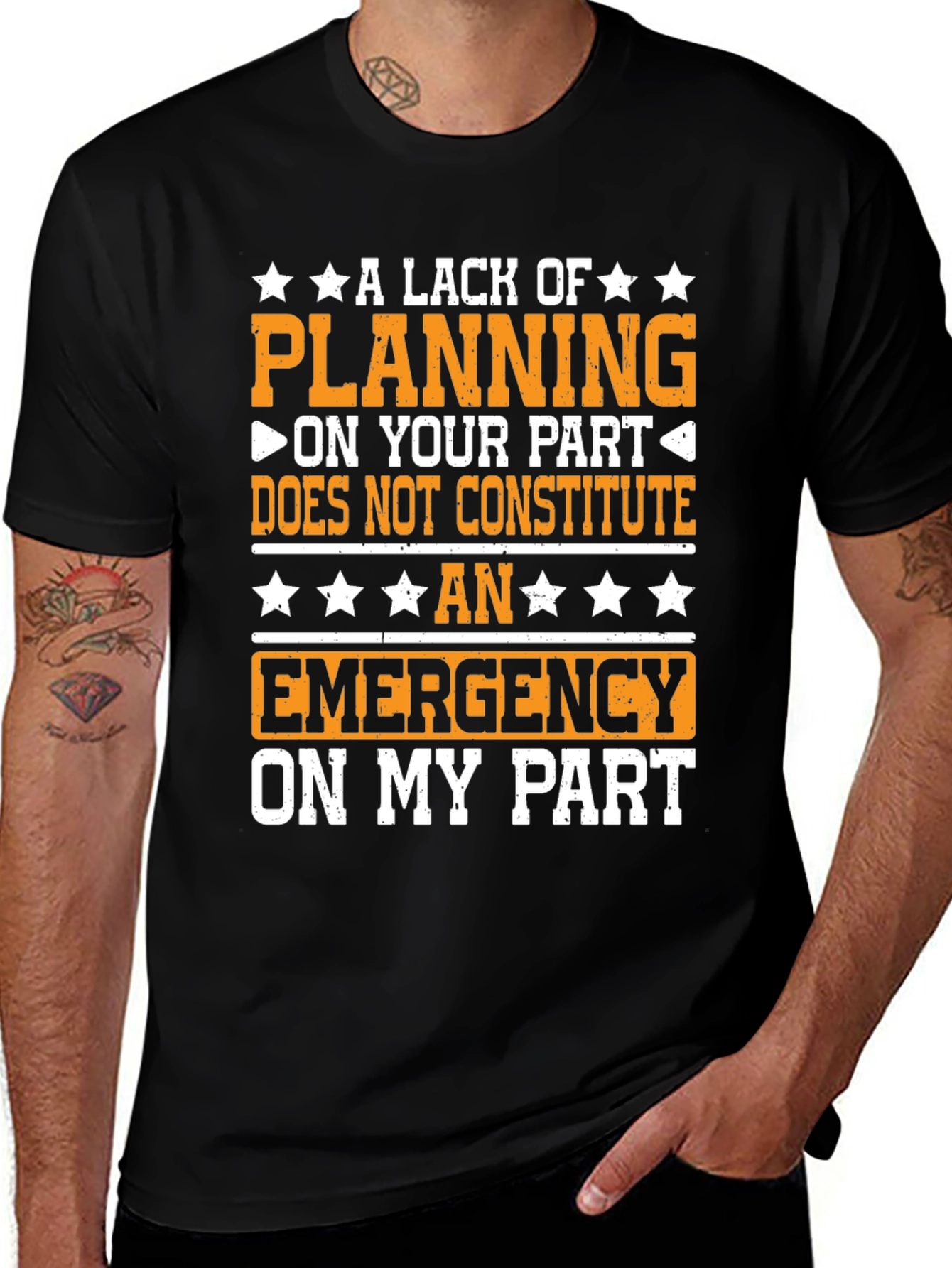 Funny Lack of Planning Graphic Tee