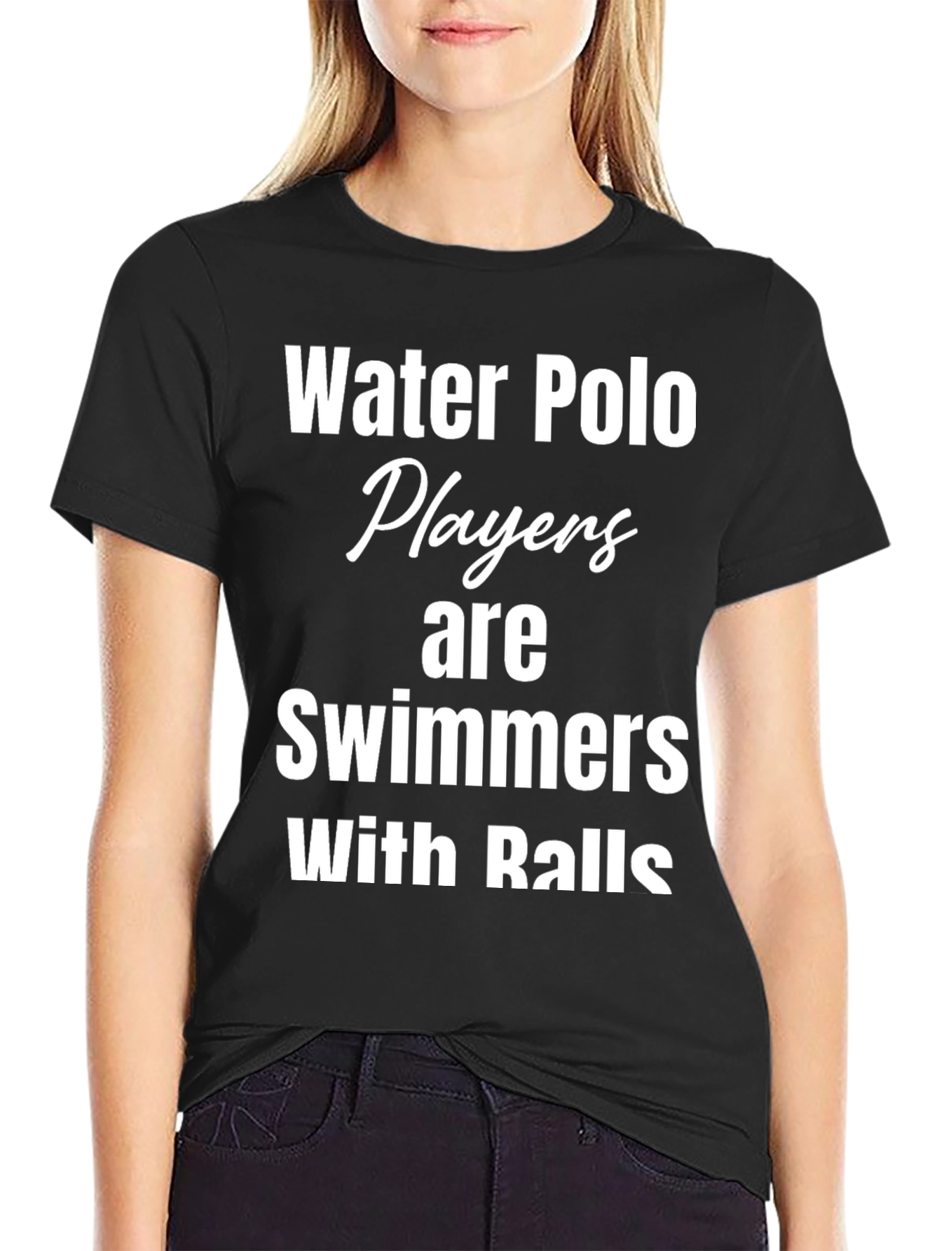 Water Polo Players Graphic T-Shirt