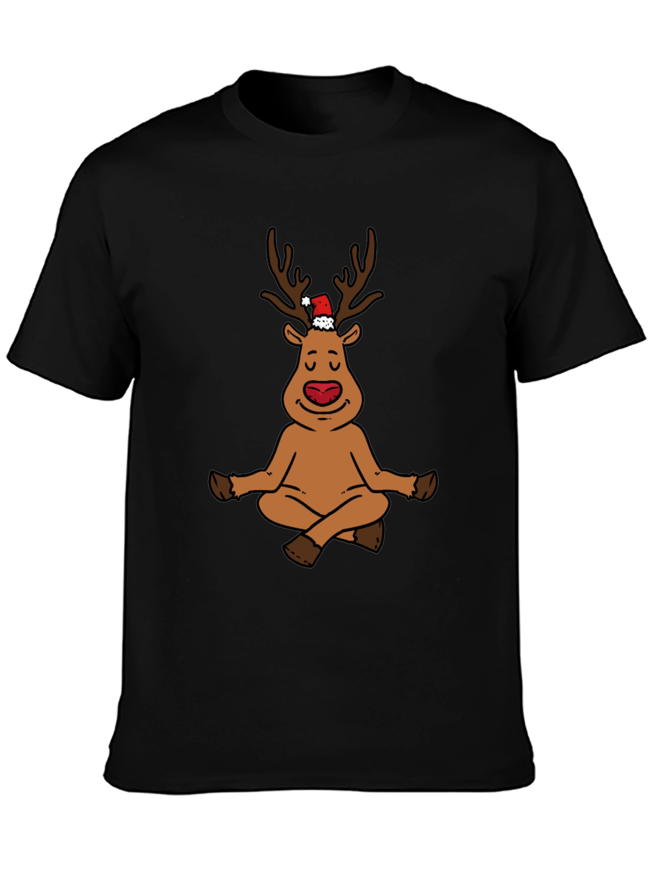Yoga Reindeer Christmas T-Shirt