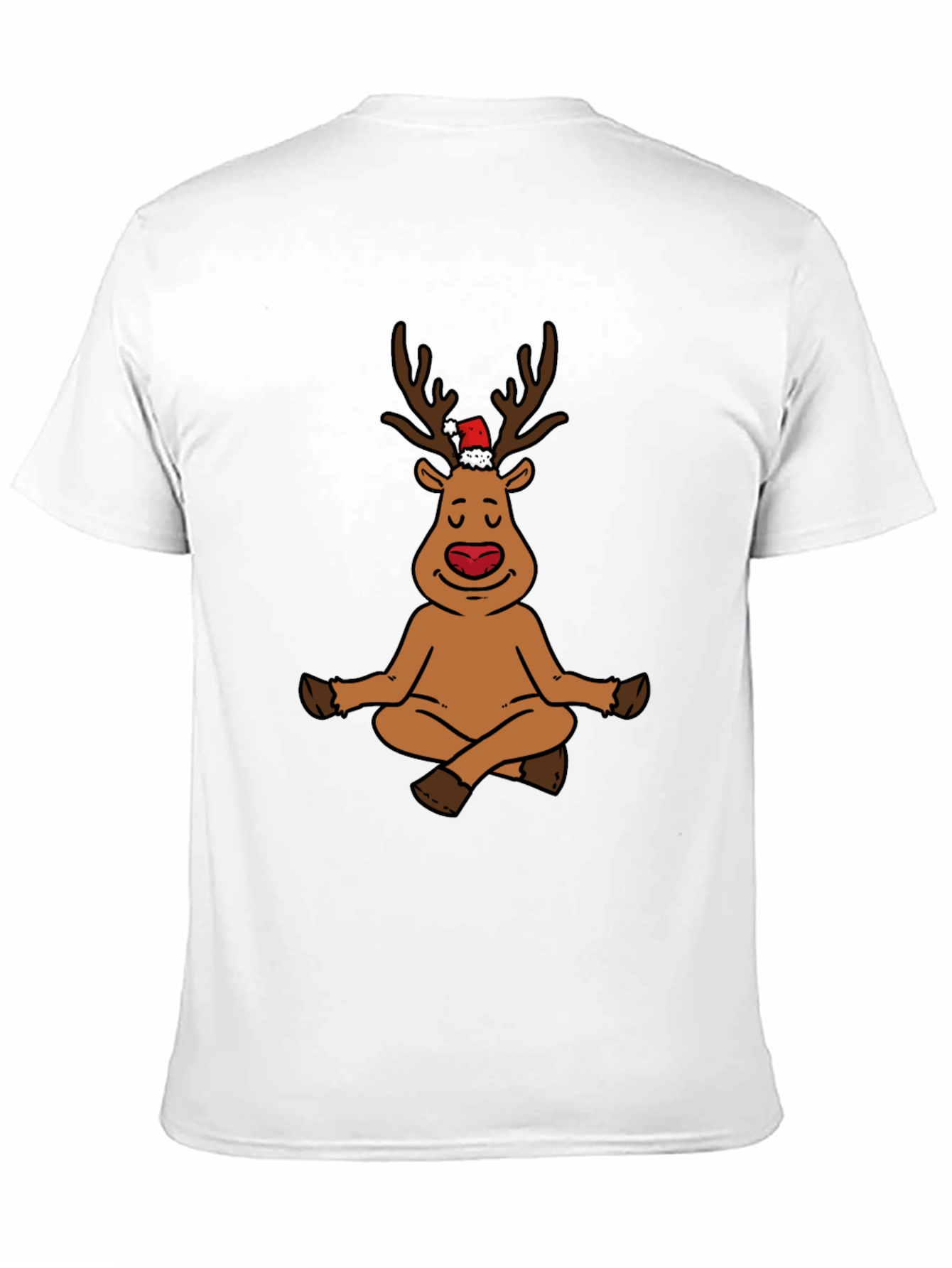 Yoga Reindeer Christmas T-Shirt