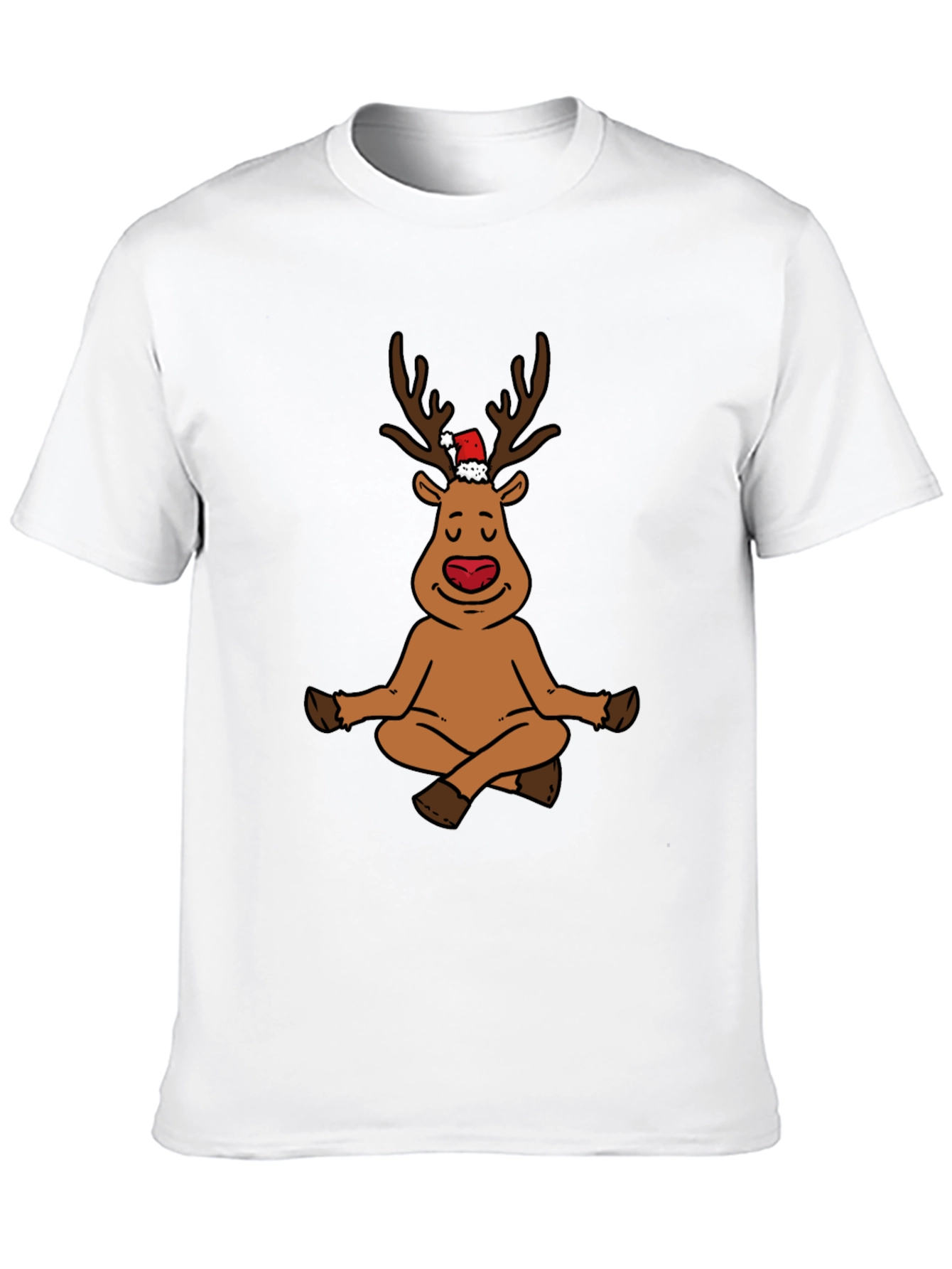 Yoga Reindeer Christmas T-Shirt
