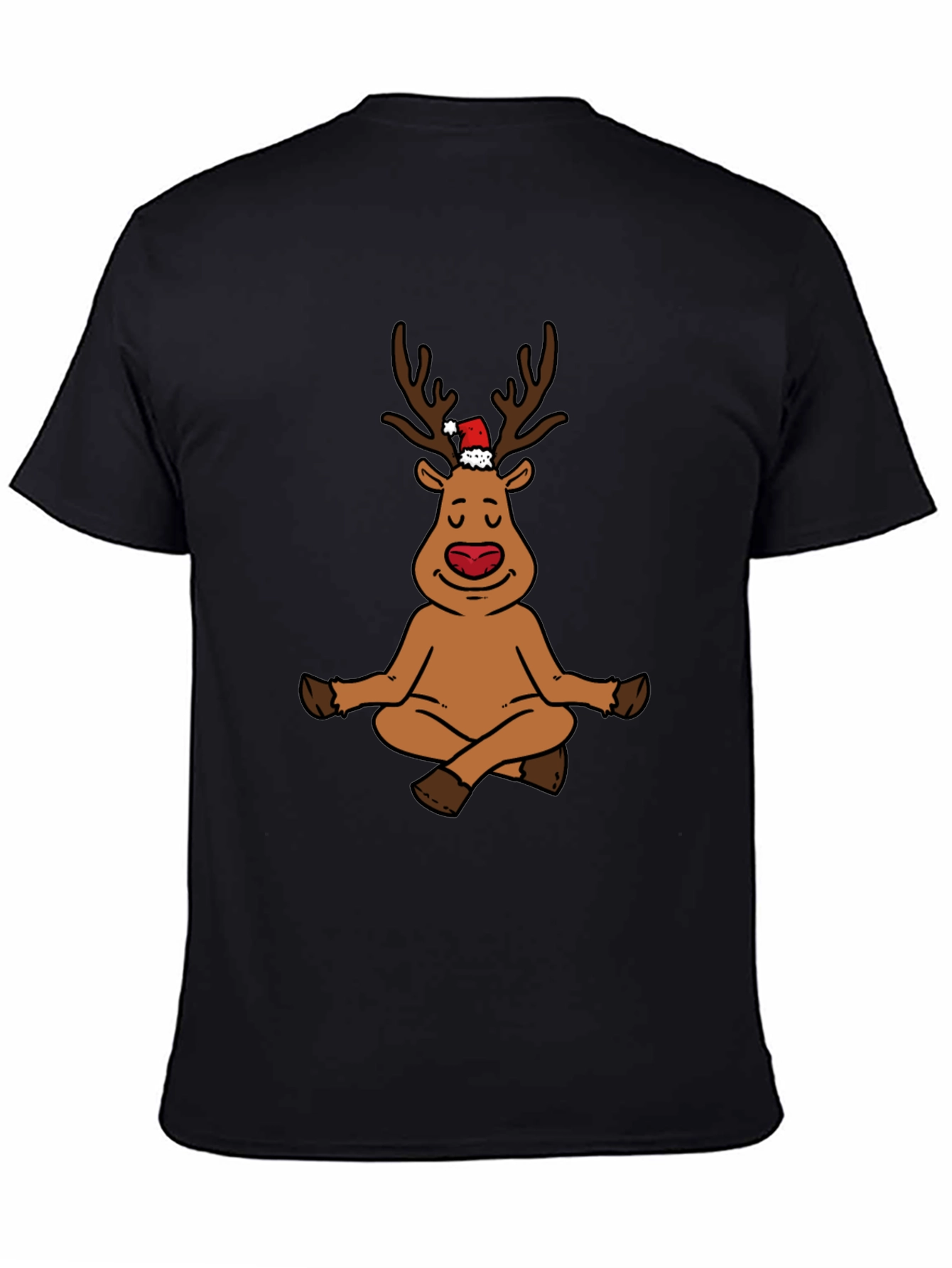 Yoga Reindeer Christmas T-Shirt