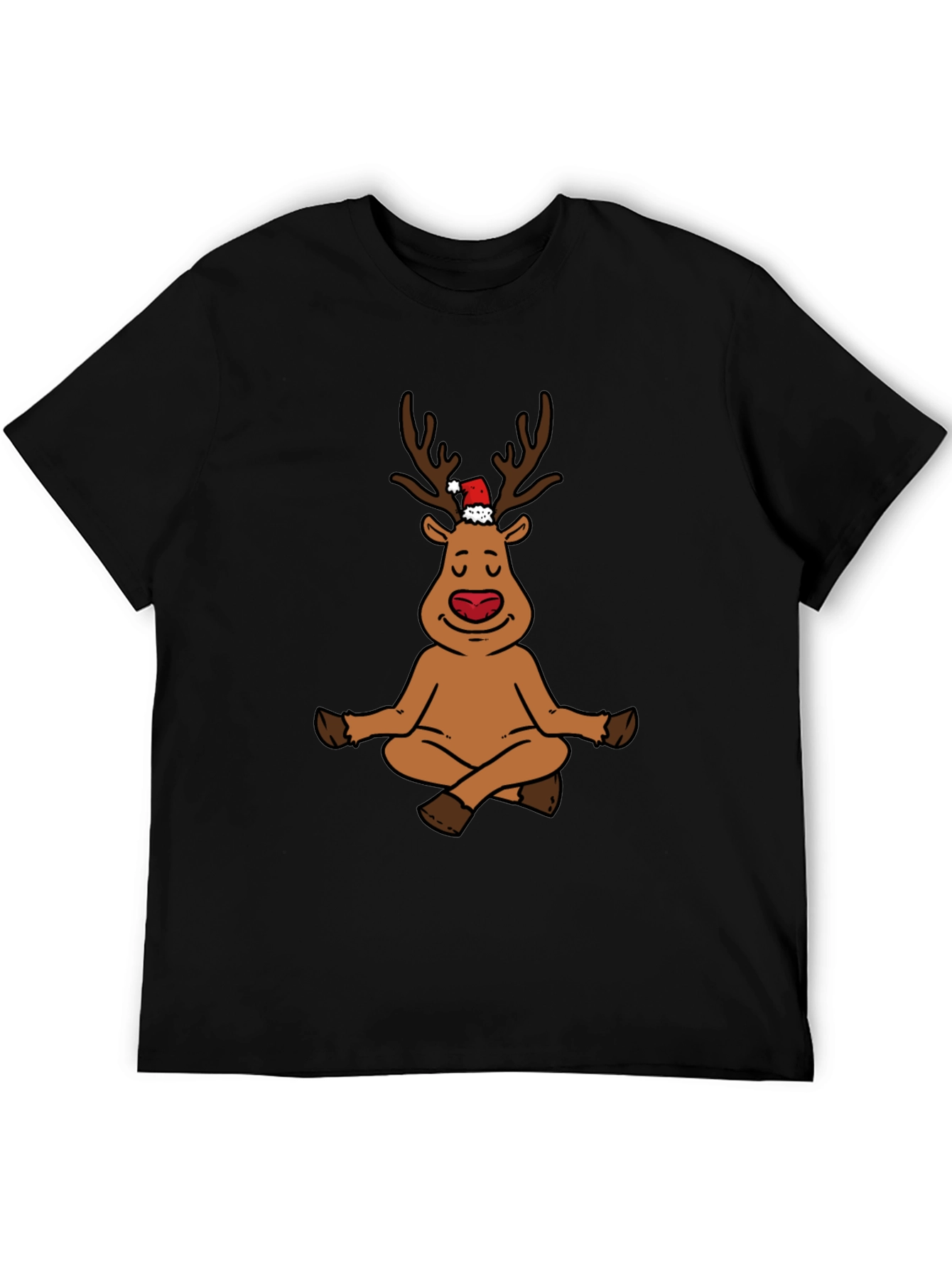 Yoga Reindeer Christmas T-Shirt