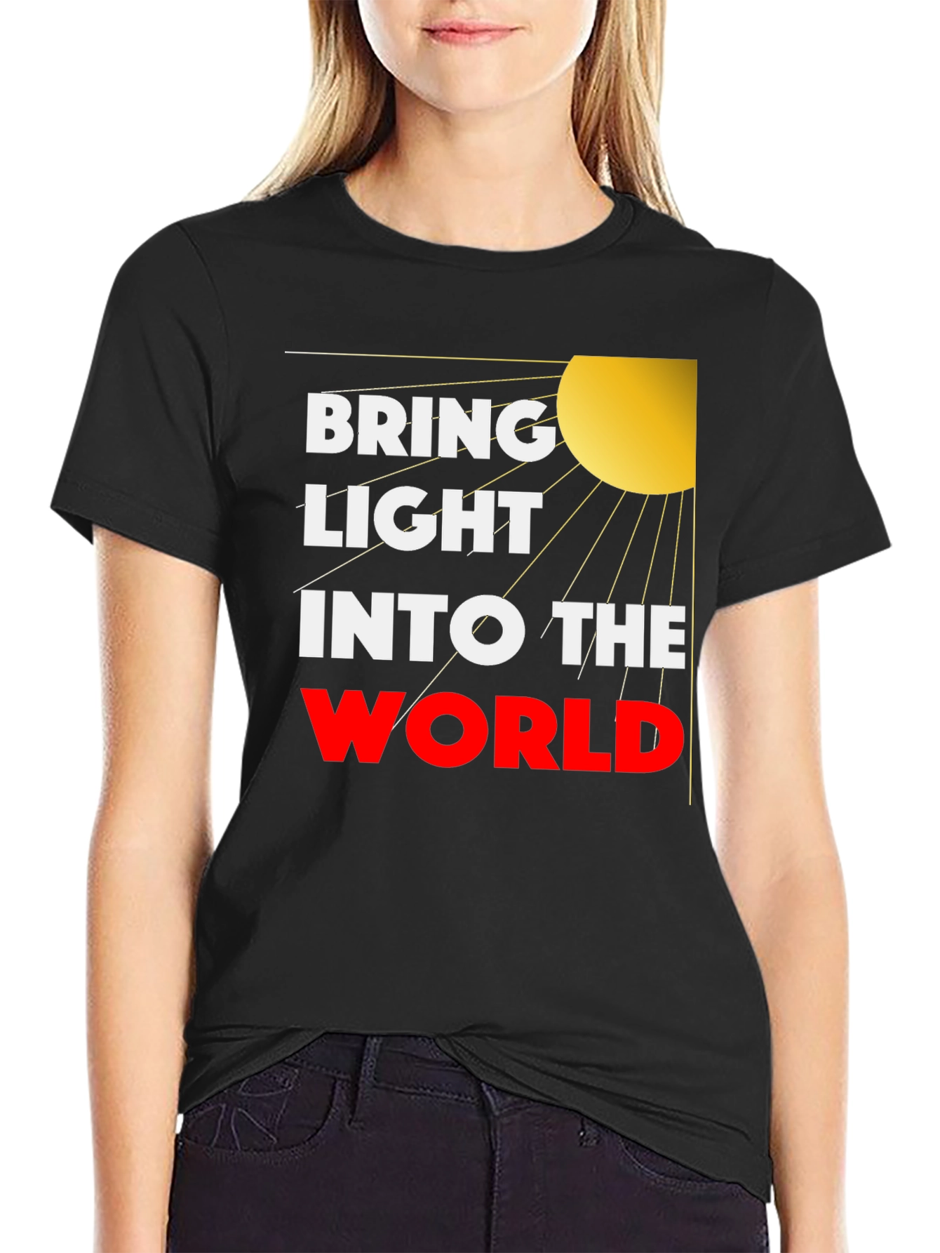 Bring Light Into the World Graphic T-Shirt