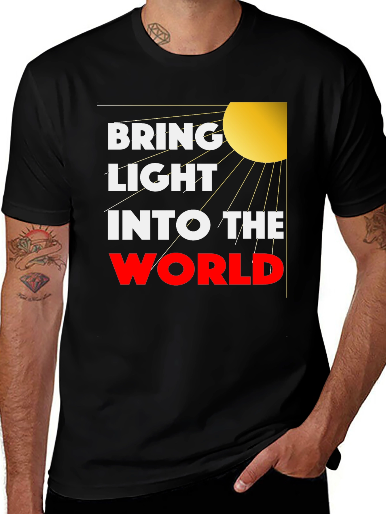 Bring Light Into the World Graphic T-Shirt