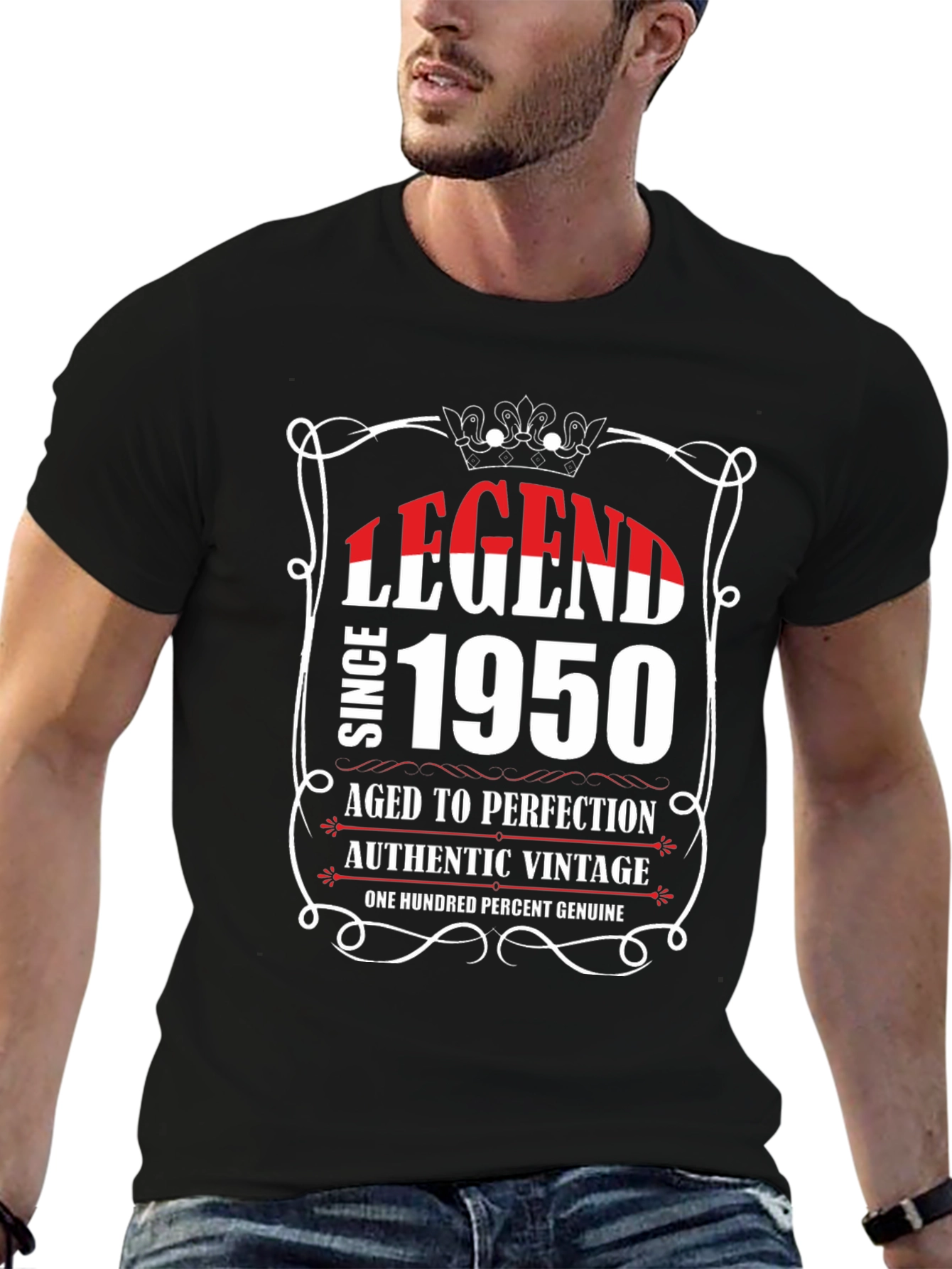 Legend Since 1950 Graphic Tee - Aged to Perfection