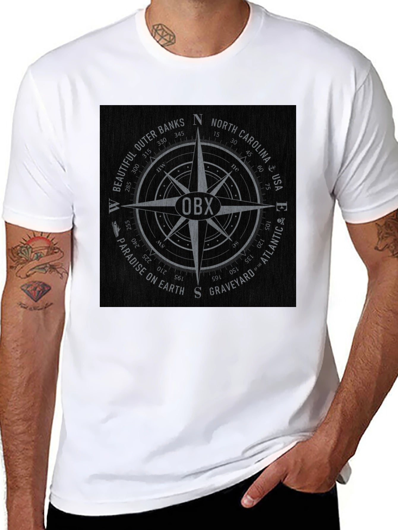 OBX North Carolina Compass T-Shirt